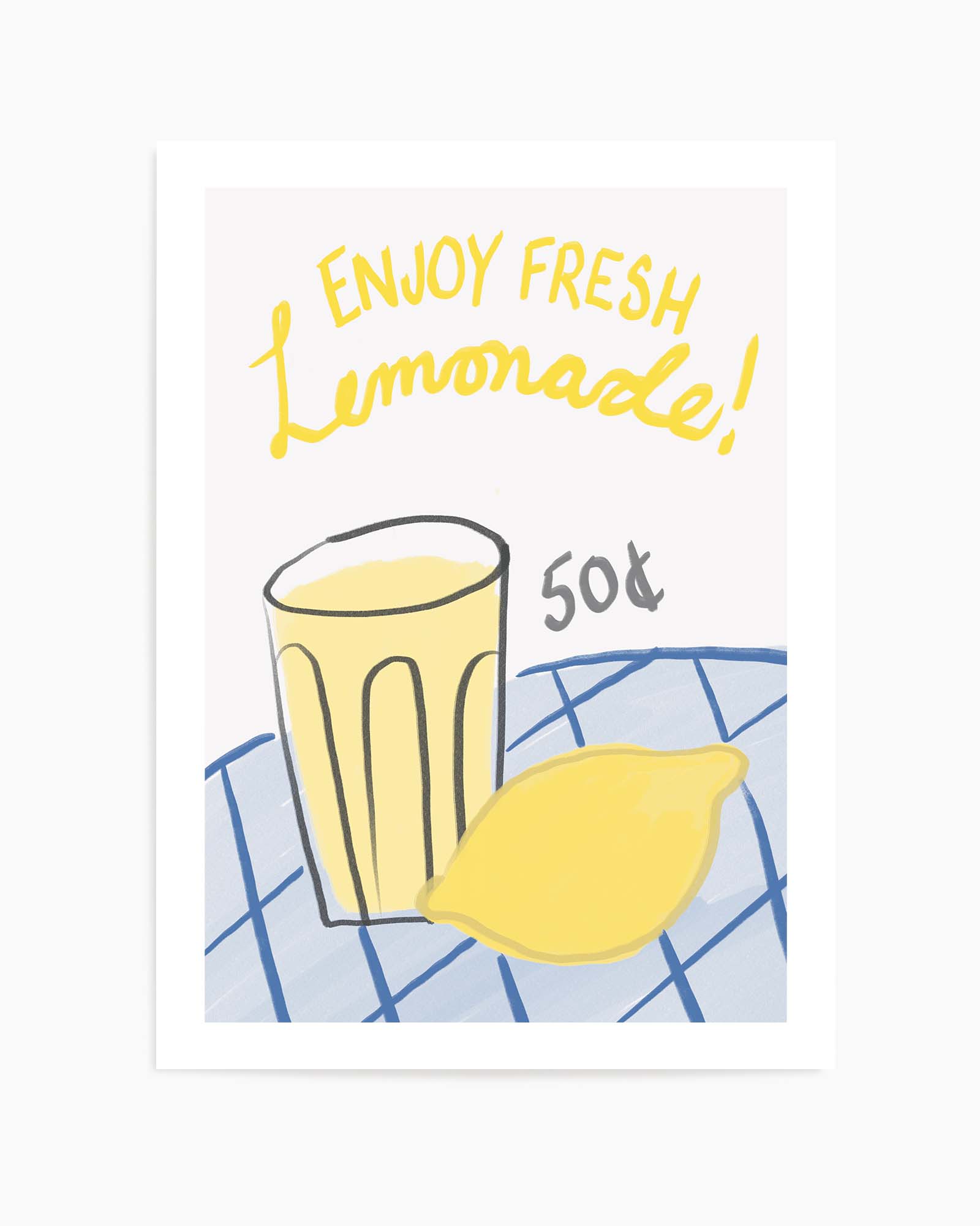 Fresh Lemonade by Athene Fritsch | Art Print from Olive et Oriel where you can shop wallpaper and artworks online