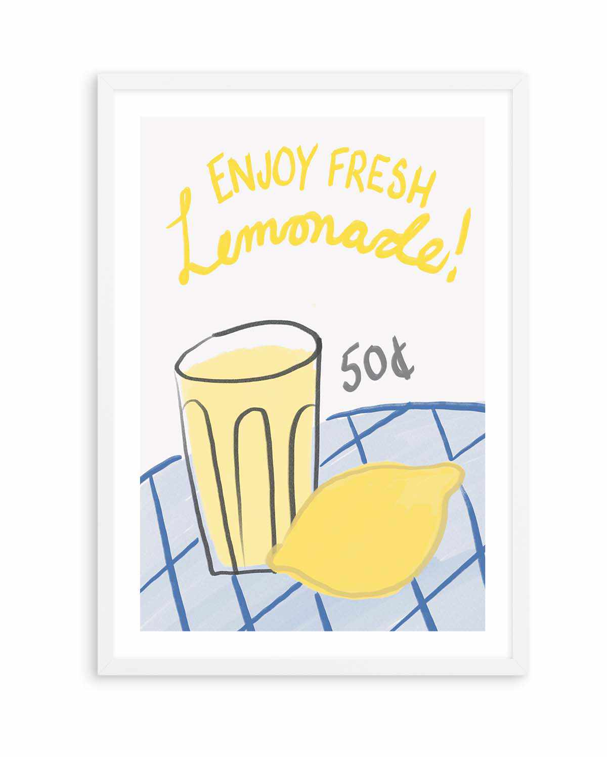 Fresh Lemonade by Athene Fritsch | Art Print from Olive et Oriel where you can shop wallpaper and artworks online