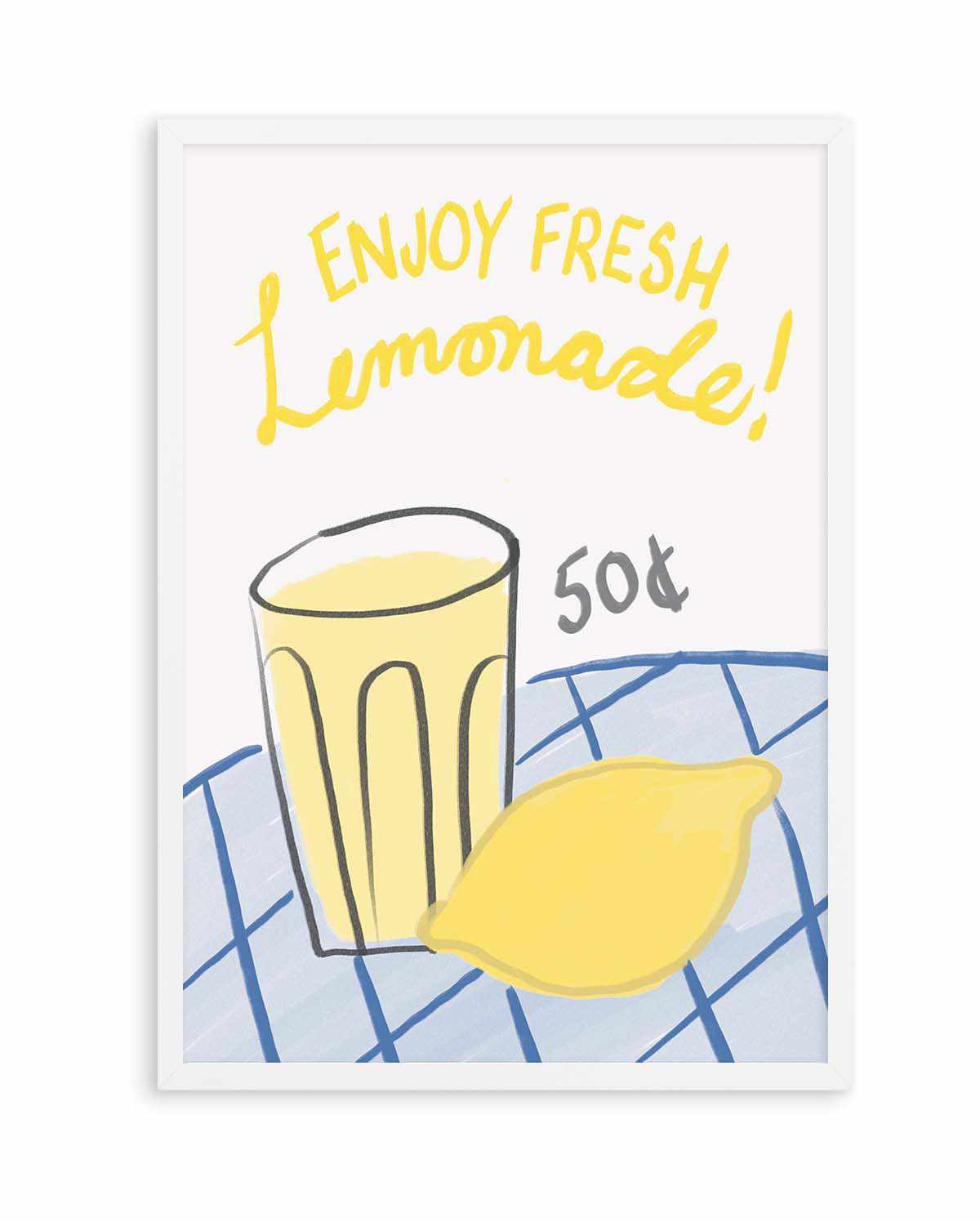 Fresh Lemonade by Athene Fritsch | Art Print from Olive et Oriel where you can shop wallpaper and artworks online