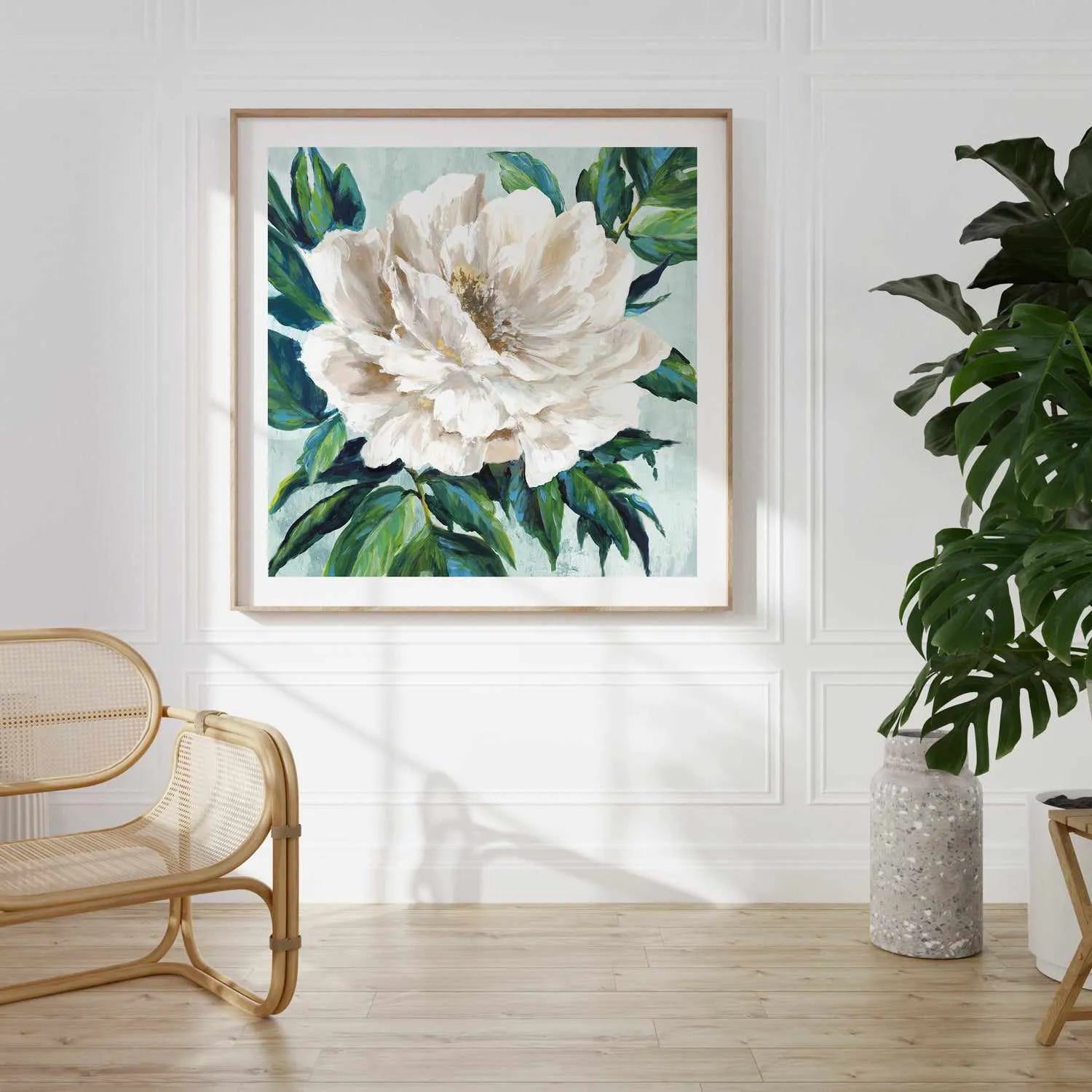 Freshly Bloomed I Art Print from Olive et Oriel where you can shop wallpaper and artworks online