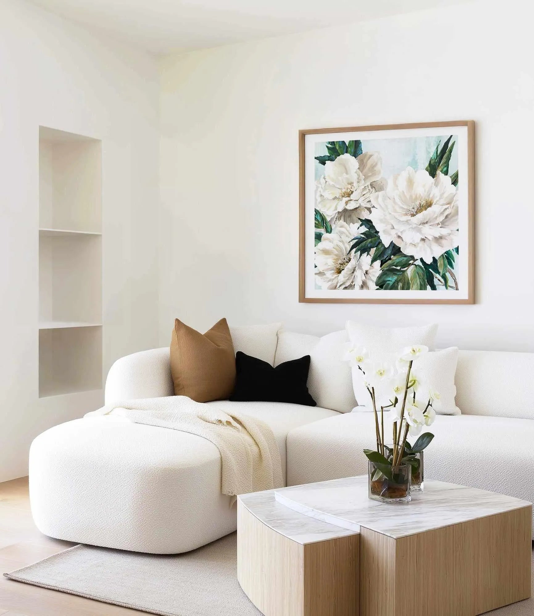 Freshly Bloomed II Art Print from Olive et Oriel where you can shop wallpaper and artworks online