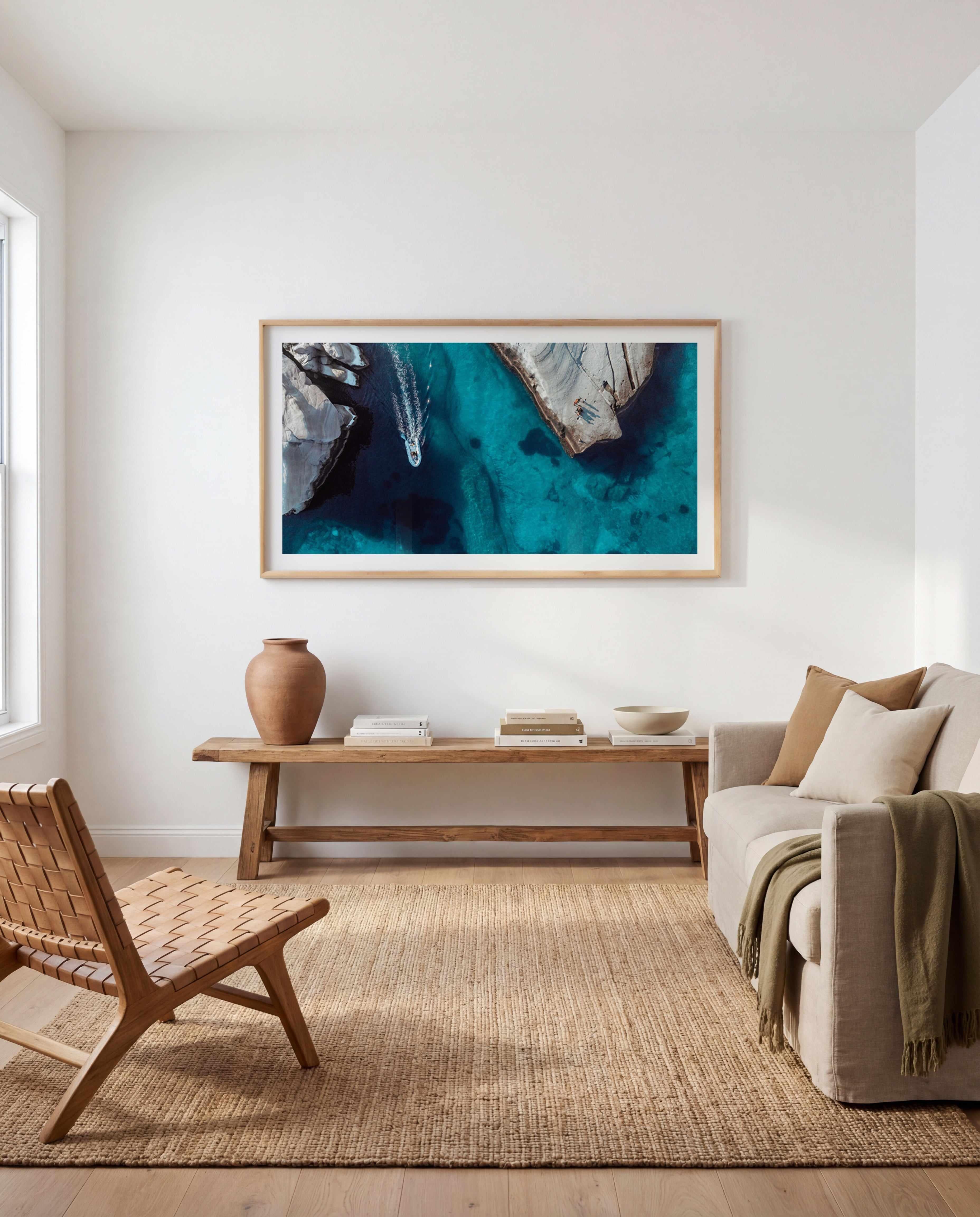 From Above Milos | Panoramic Art Print