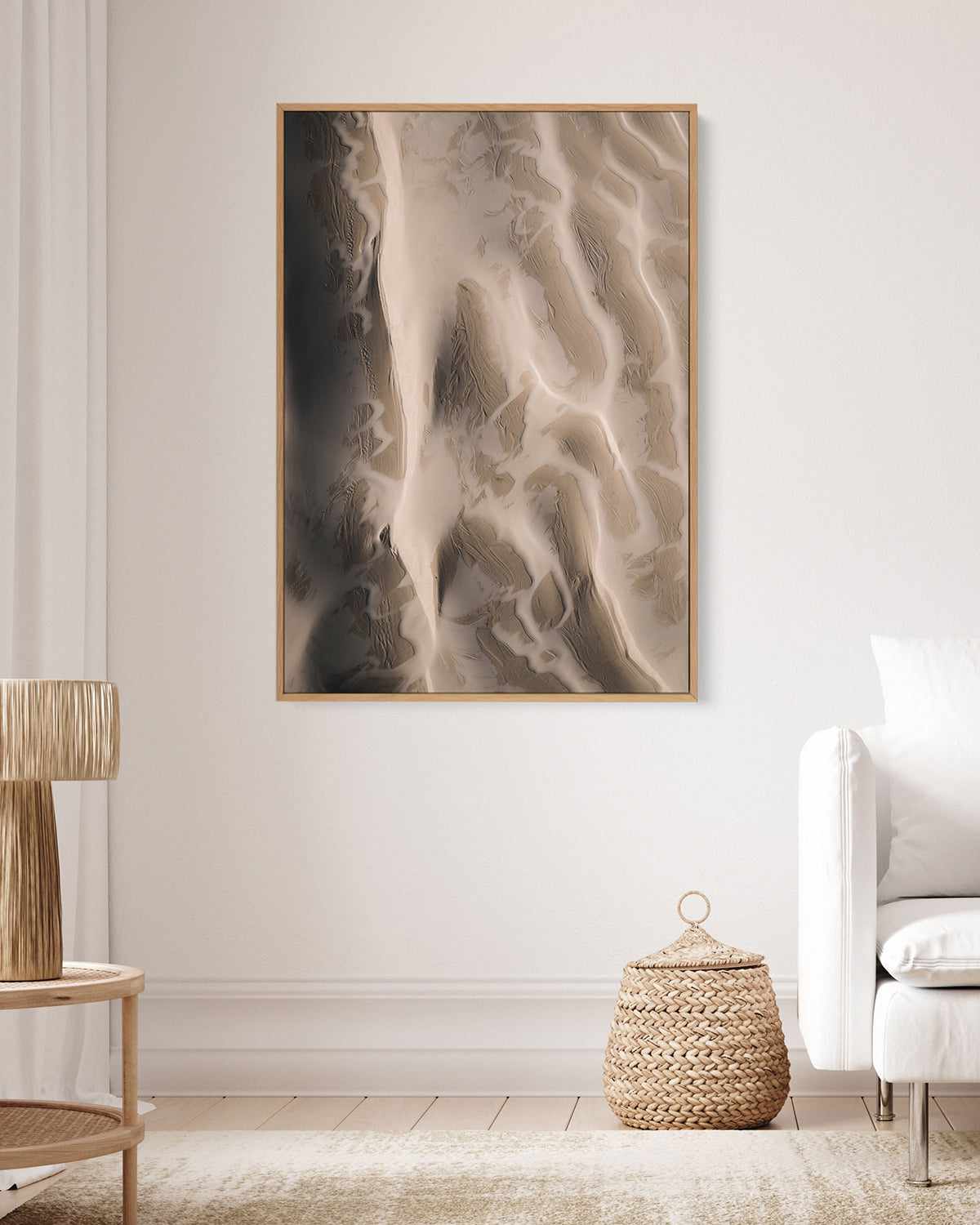 From Above III by Design Fabrikken | Framed Canvas Art Print