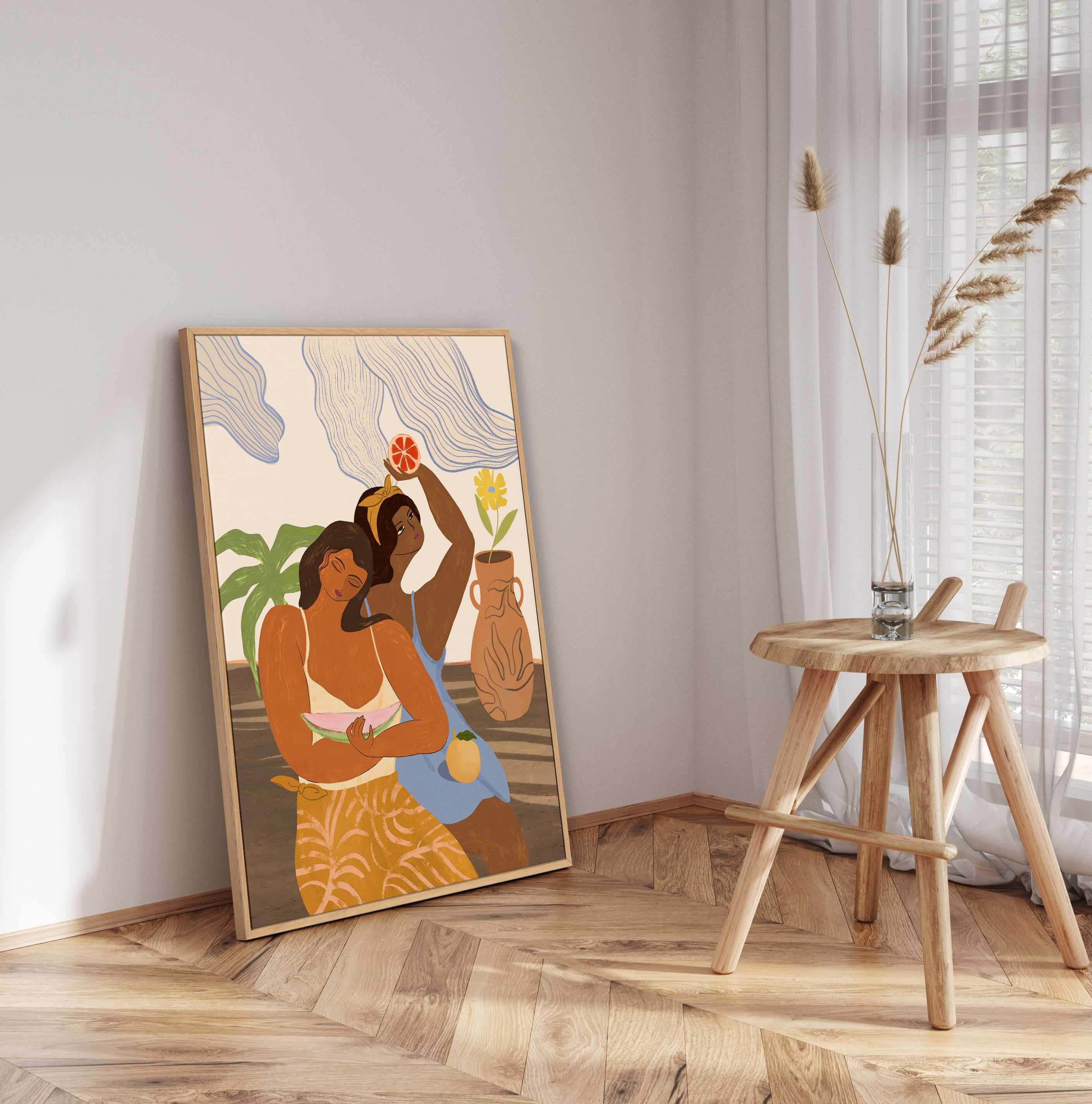 Fruit Appreciation by Arty Guava | Framed Canvas Art Print