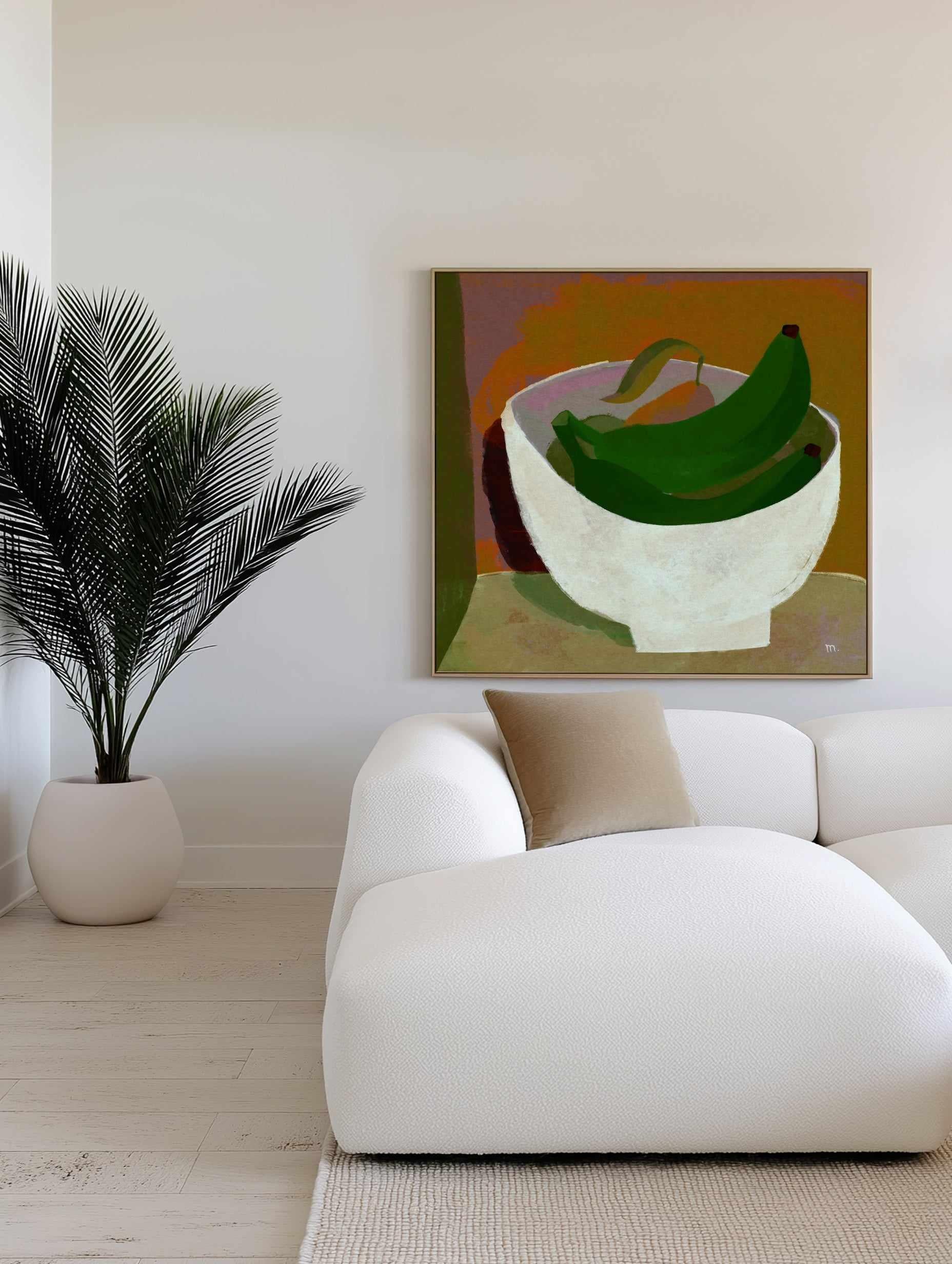 Fruit Bowl by Marco Marella | Framed Canvas Art Print from Olive et Oriel where you can shop wallpaper and artworks online