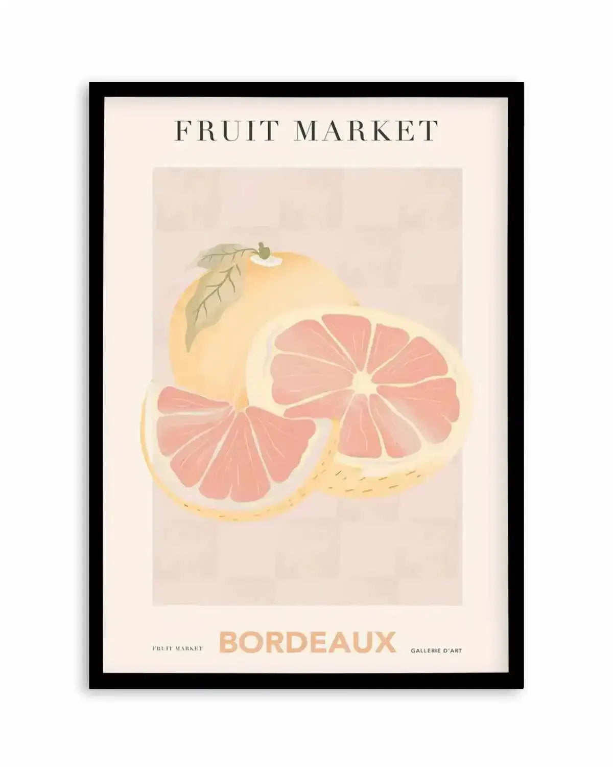 Fruit Market Bordeaux Art Print from Olive et Oriel where you can shop wallpaper and artworks online