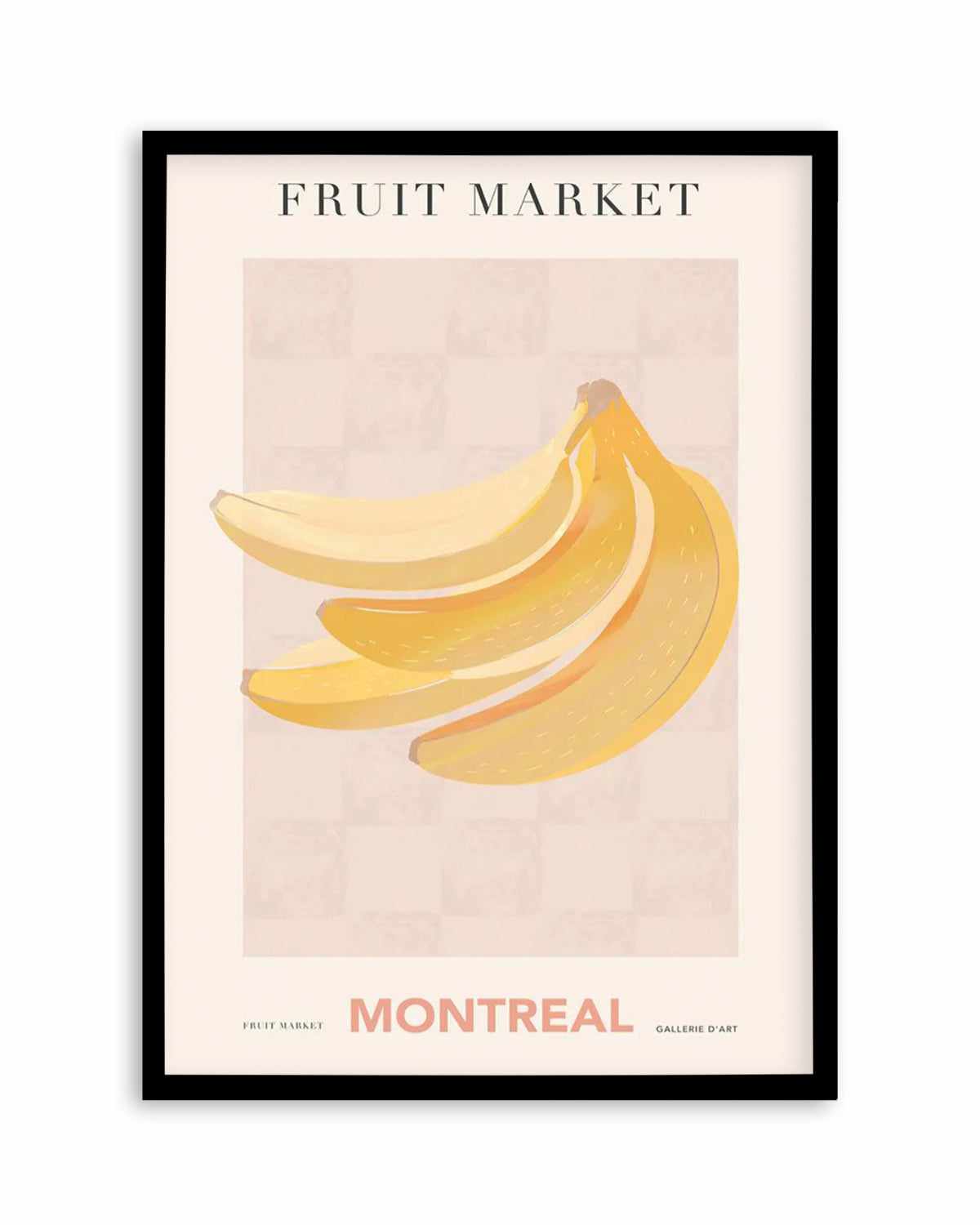 Fruit Market Montreal Art Print