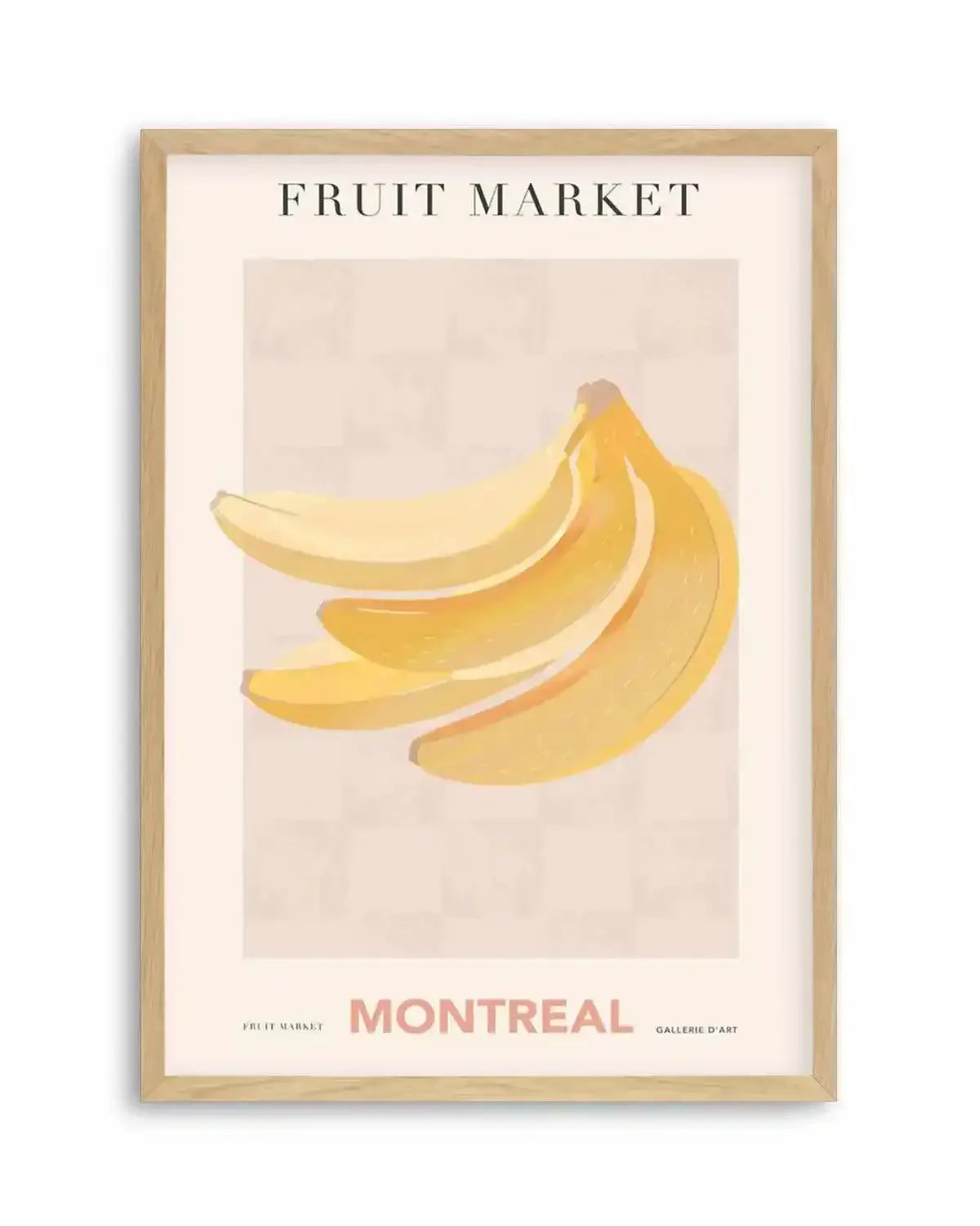 Fruit Market Montreal Art Print from Olive et Oriel where you can shop wallpaper and artworks online