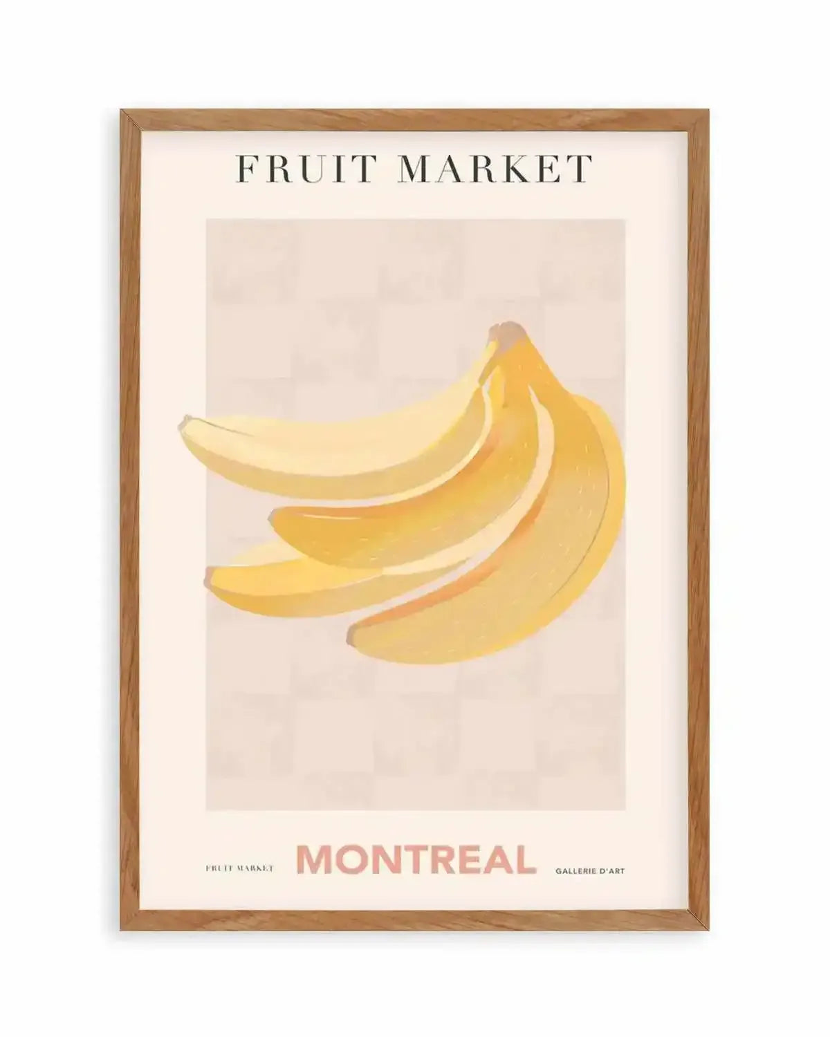 Fruit Market Montreal Art Print from Olive et Oriel where you can shop wallpaper and artworks online