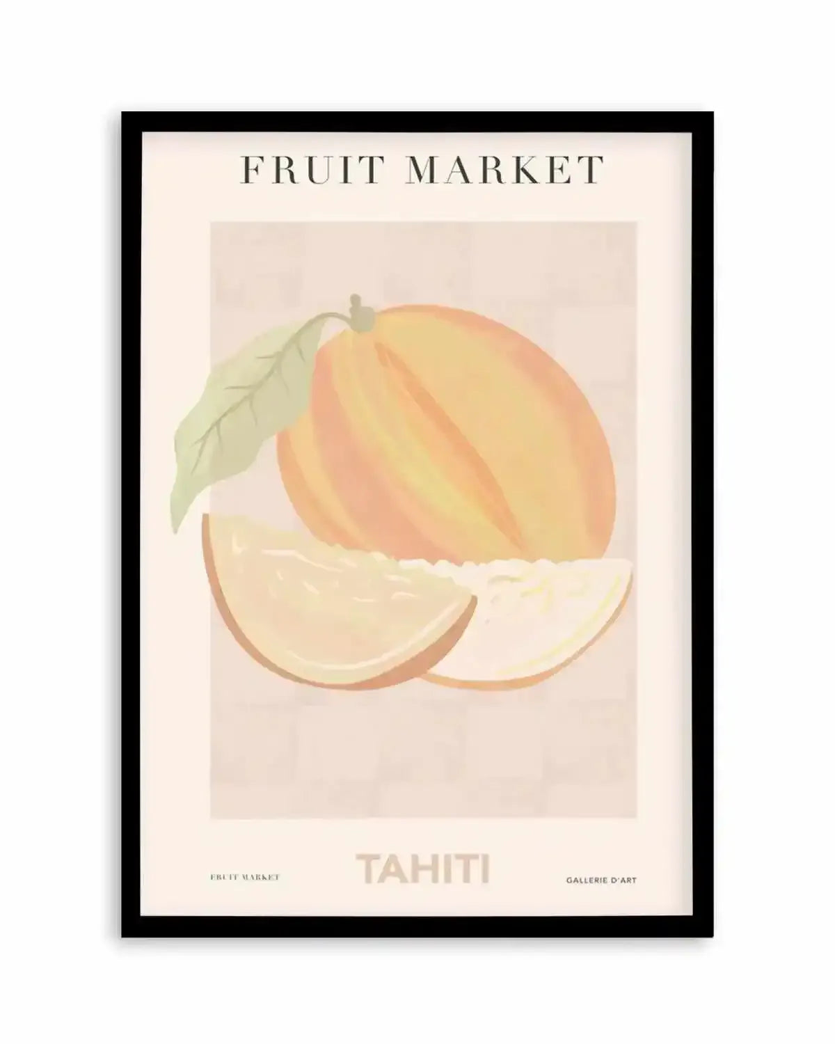 Fruit Market Tahiti Art Print from Olive et Oriel where you can shop wallpaper and artworks online