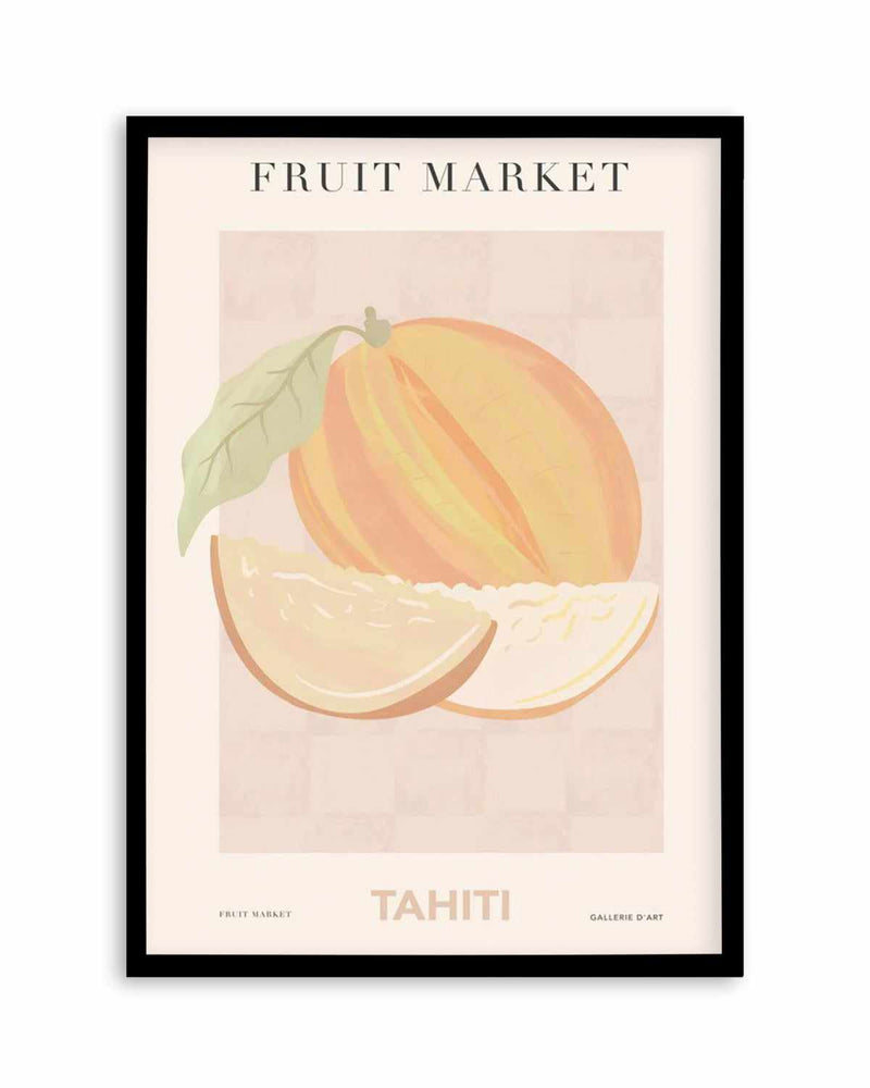 Fruit Market Tahiti Art Print