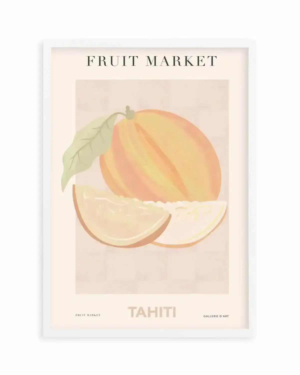 Fruit Market Tahiti Art Print from Olive et Oriel where you can shop wallpaper and artworks online