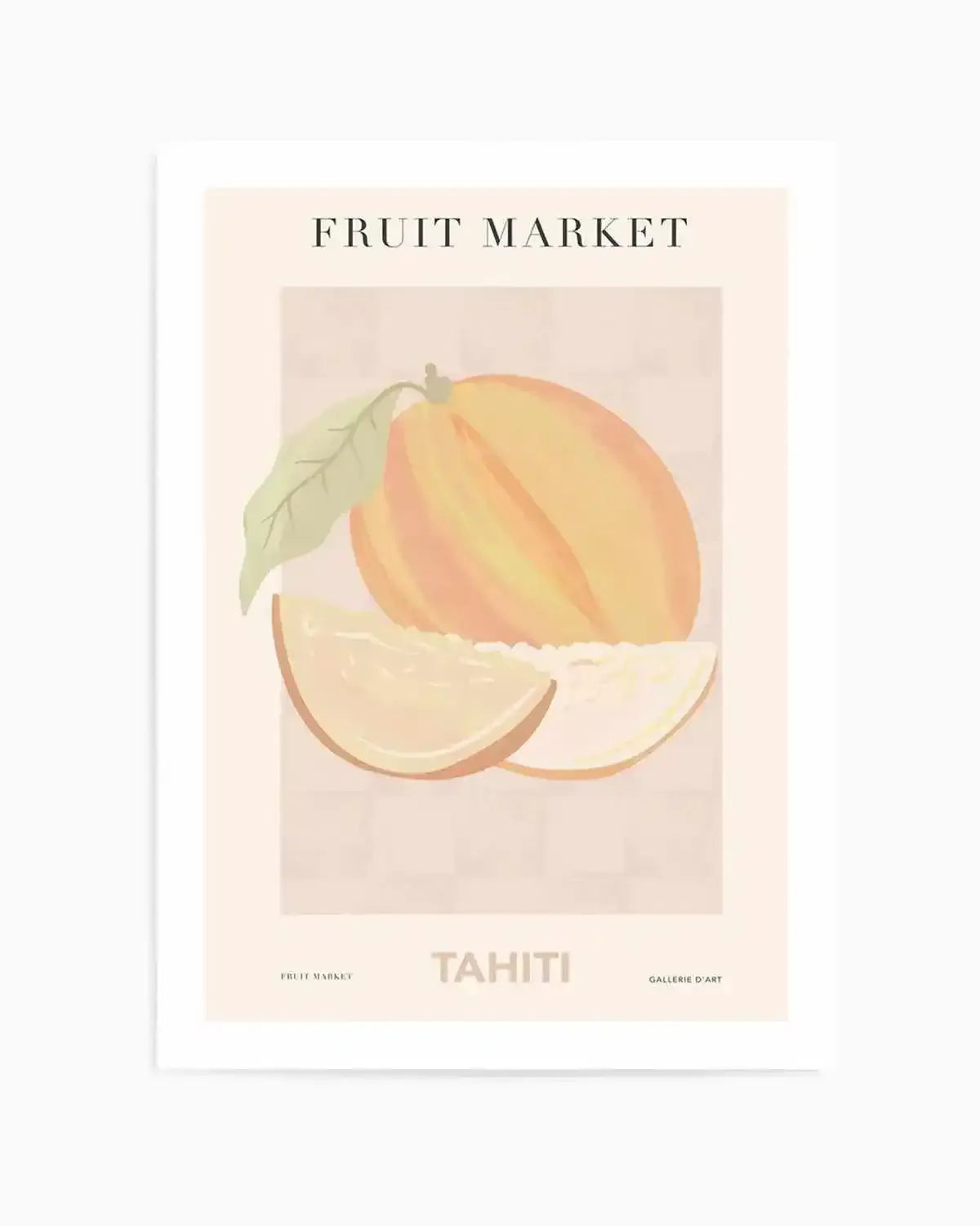 Fruit Market Tahiti Art Print from Olive et Oriel where you can shop wallpaper and artworks online