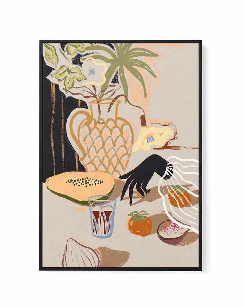 Fruitful Spread by Arty Guava | Framed Canvas Art Print