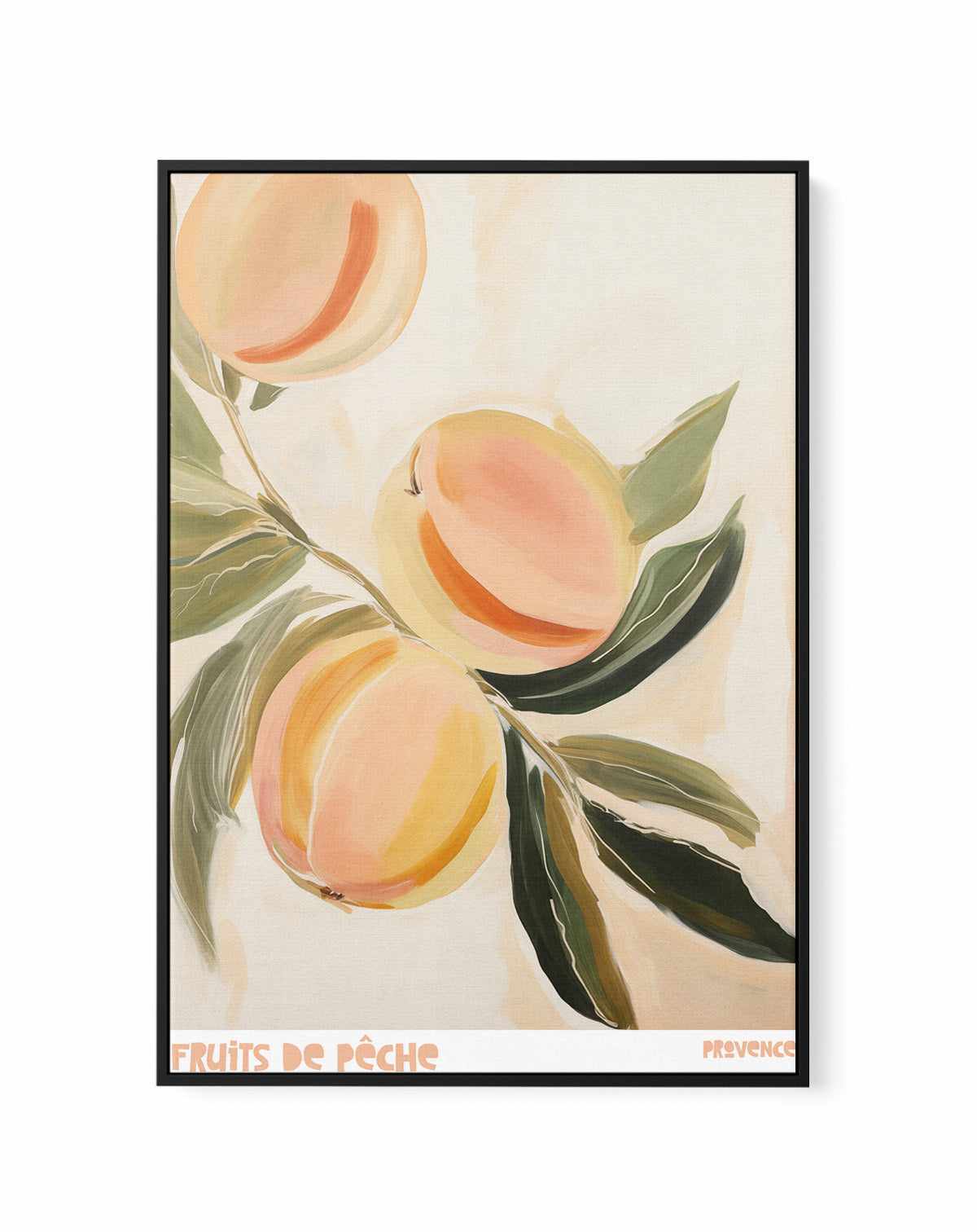 Fruits De Peche | Framed Canvas Art Print