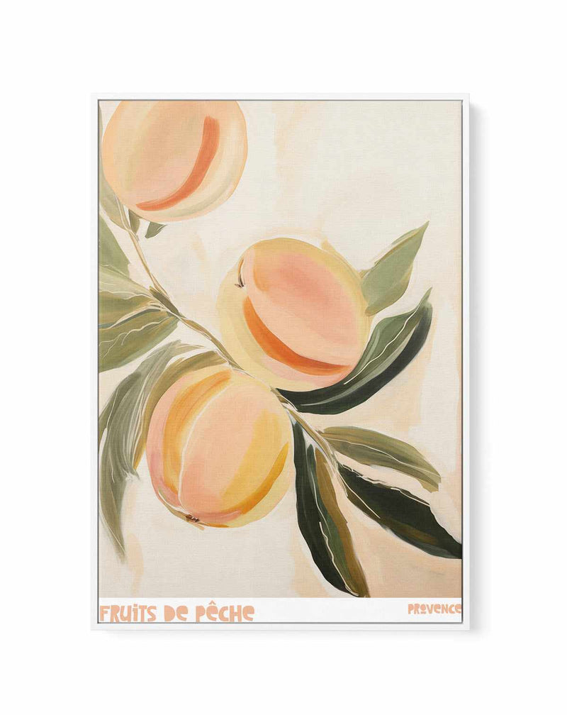 Fruits De Peche | Framed Canvas Art Print