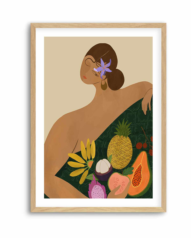Fruit Seller by Arty Guava | Art Print