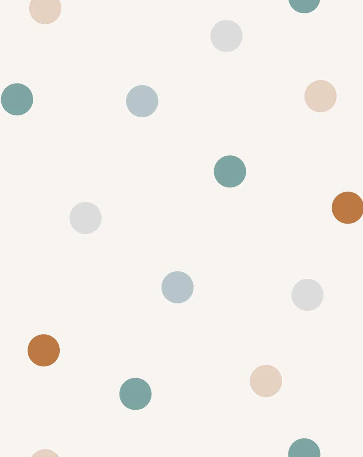 Fun Dots 'Noosa' Wallpaper-Wallpaper-Buy Kids Removable Wallpaper Online Our Custom Made Children√¢‚Ç¨‚Ñ¢s Wallpapers Are A Fun Way To Decorate And Enhance Boys Bedroom Decor And Girls Bedrooms They Are An Amazing Addition To Your Kids Bedroom Walls Our Collection of Kids Wallpaper Is Sure To Transform Your Kids Rooms Interior Style From Pink Wallpaper To Dinosaur Wallpaper Even Marble Wallpapers For Teen Boys Shop Peel And Stick Wallpaper Online Today With Olive et Oriel