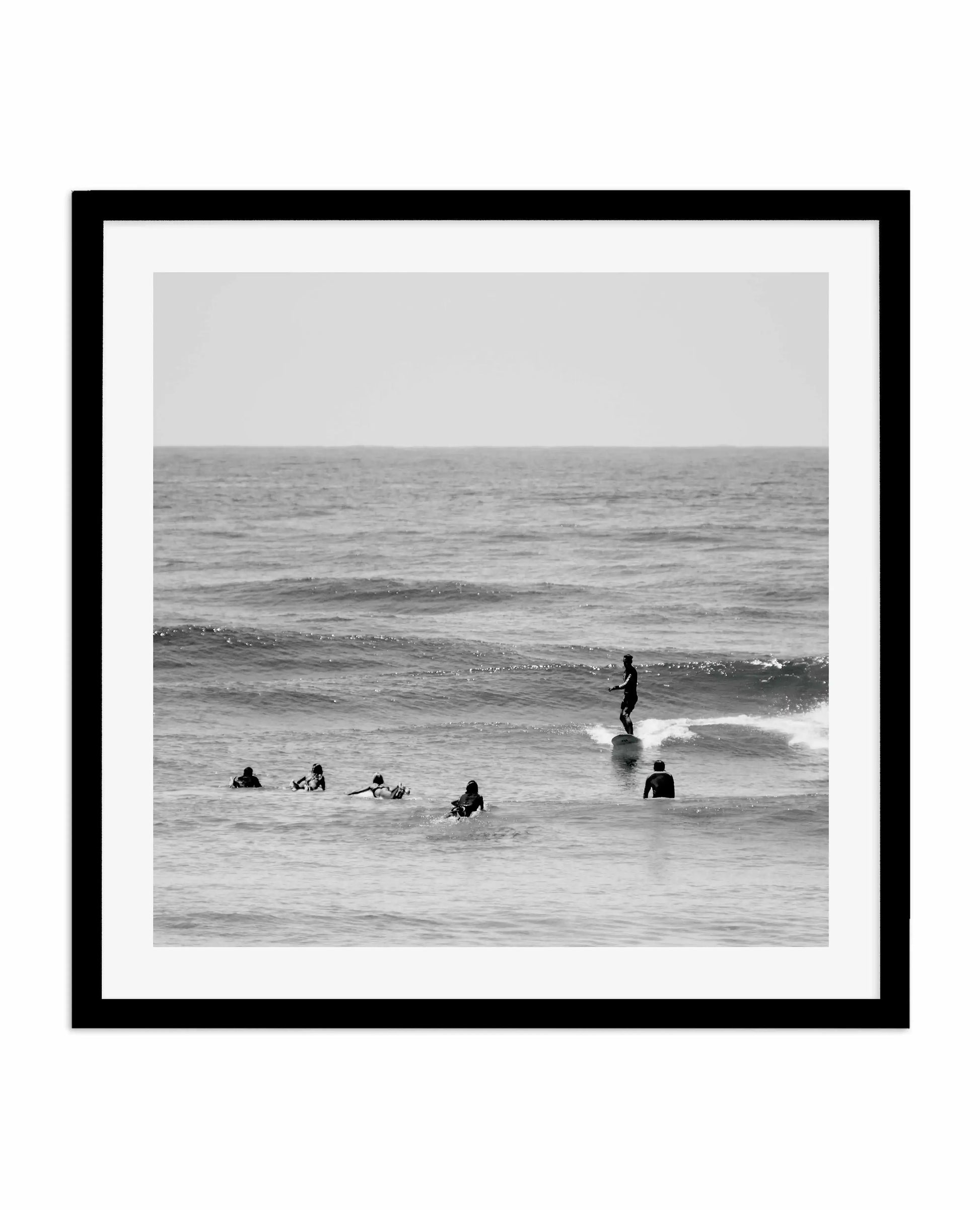 Fun In The Sun SQ Art Print-PRINT-Olive et Oriel-Olive et Oriel-70x70 cm | 27.5" x 27.5"-Black-With White Border-Buy-Australian-Art-Prints-Online-with-Olive-et-Oriel-Your-Artwork-Specialists-Austrailia-Decorate-With-Coastal-Photo-Wall-Art-Prints-From-Our-Beach-House-Artwork-Collection-Fine-Poster-and-Framed-Artwork