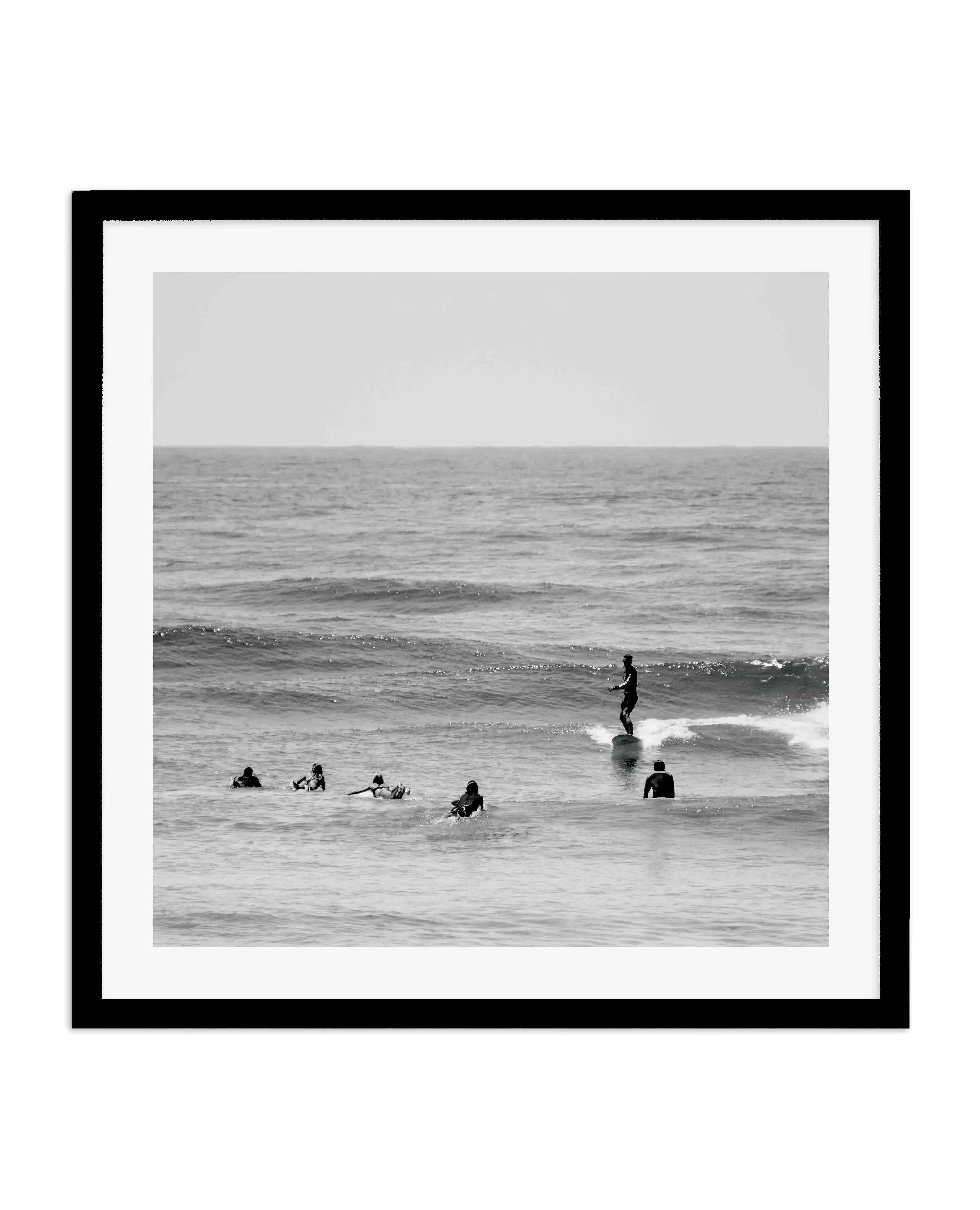 Fun In The Sun SQ Art Print-PRINT-Olive et Oriel-Olive et Oriel-70x70 cm | 27.5" x 27.5"-Black-With White Border-Buy-Australian-Art-Prints-Online-with-Olive-et-Oriel-Your-Artwork-Specialists-Austrailia-Decorate-With-Coastal-Photo-Wall-Art-Prints-From-Our-Beach-House-Artwork-Collection-Fine-Poster-and-Framed-Artwork