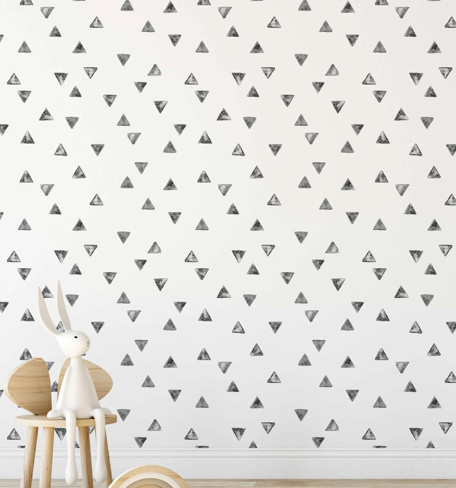 Fun Triangles Wallpaper-Wallpaper-Buy Kids Removable Wallpaper Online Our Custom Made Children√¢‚Ç¨‚Ñ¢s Wallpapers Are A Fun Way To Decorate And Enhance Boys Bedroom Decor And Girls Bedrooms They Are An Amazing Addition To Your Kids Bedroom Walls Our Collection of Kids Wallpaper Is Sure To Transform Your Kids Rooms Interior Style From Pink Wallpaper To Dinosaur Wallpaper Even Marble Wallpapers For Teen Boys Shop Peel And Stick Wallpaper Online Today With Olive et Oriel