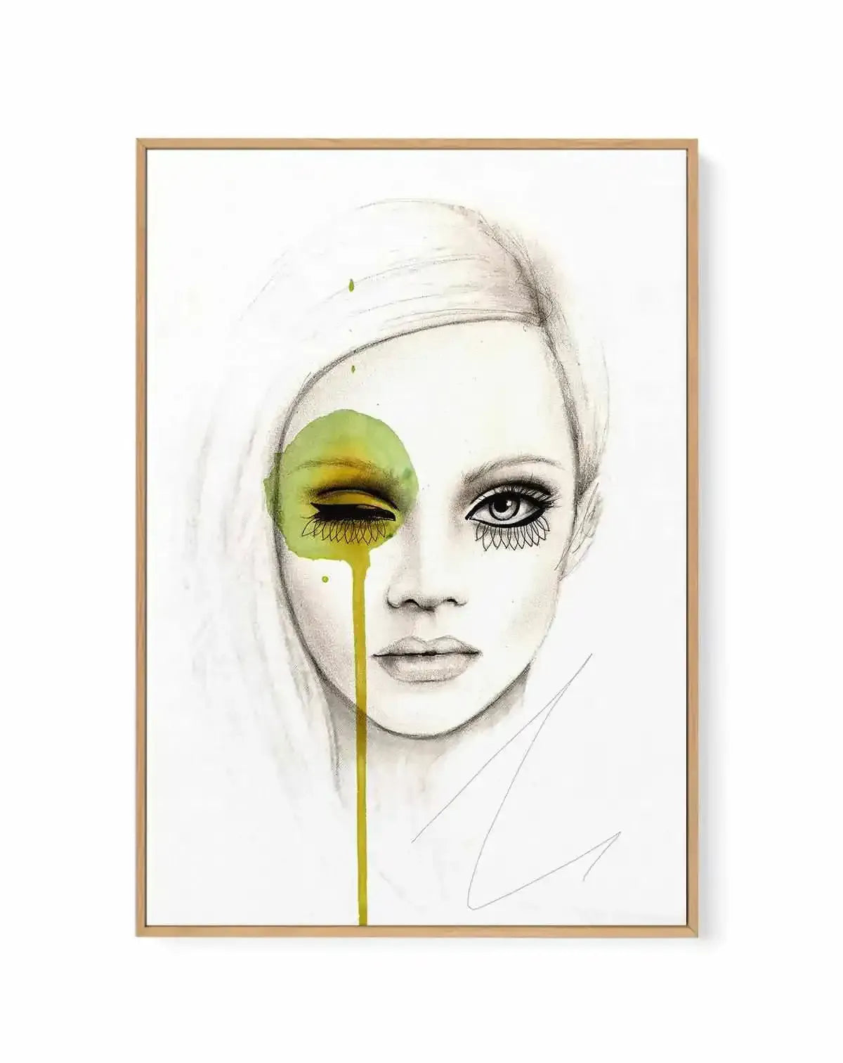 Fused by Leigh Viner | Framed Canvas Art Print from Olive et Oriel where you can shop wallpaper and artworks online