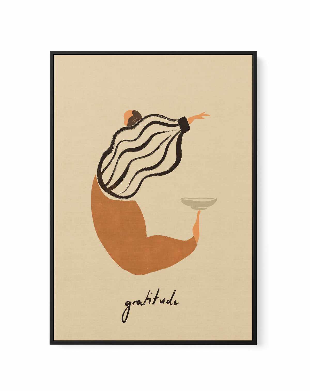 G by Arty Guava | Framed Canvas Art Print