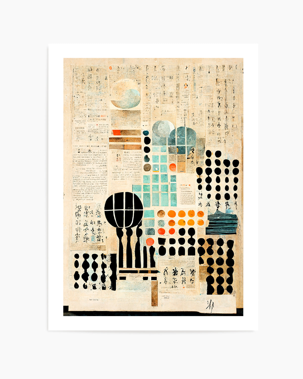 Geometric Harmonies by Treechild | Art Print