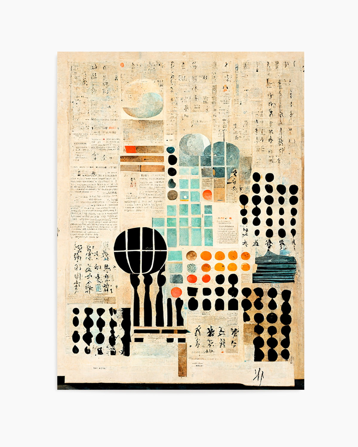 Geometric Harmonies by Treechild | Art Print