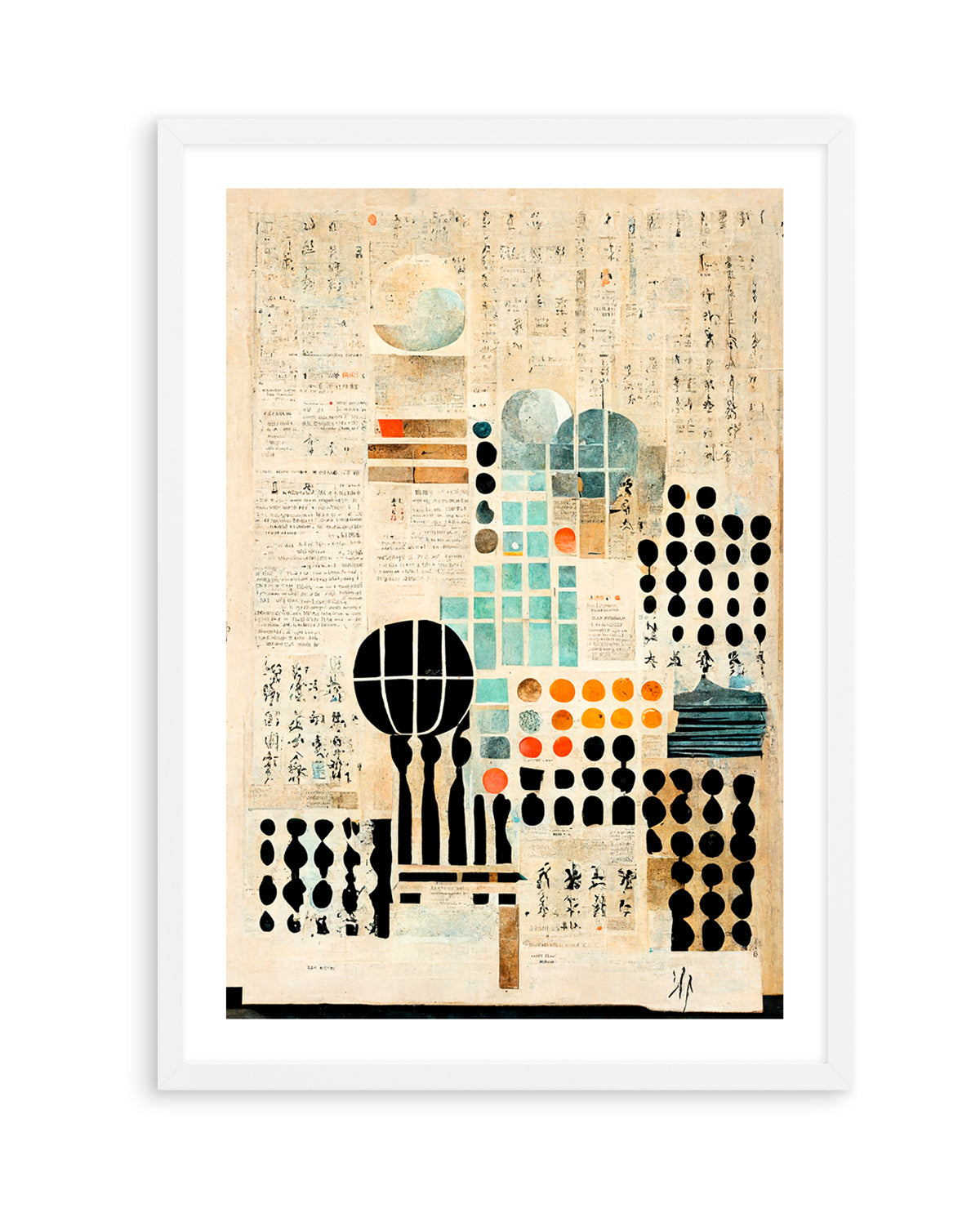 Geometric Harmonies by Treechild | Art Print