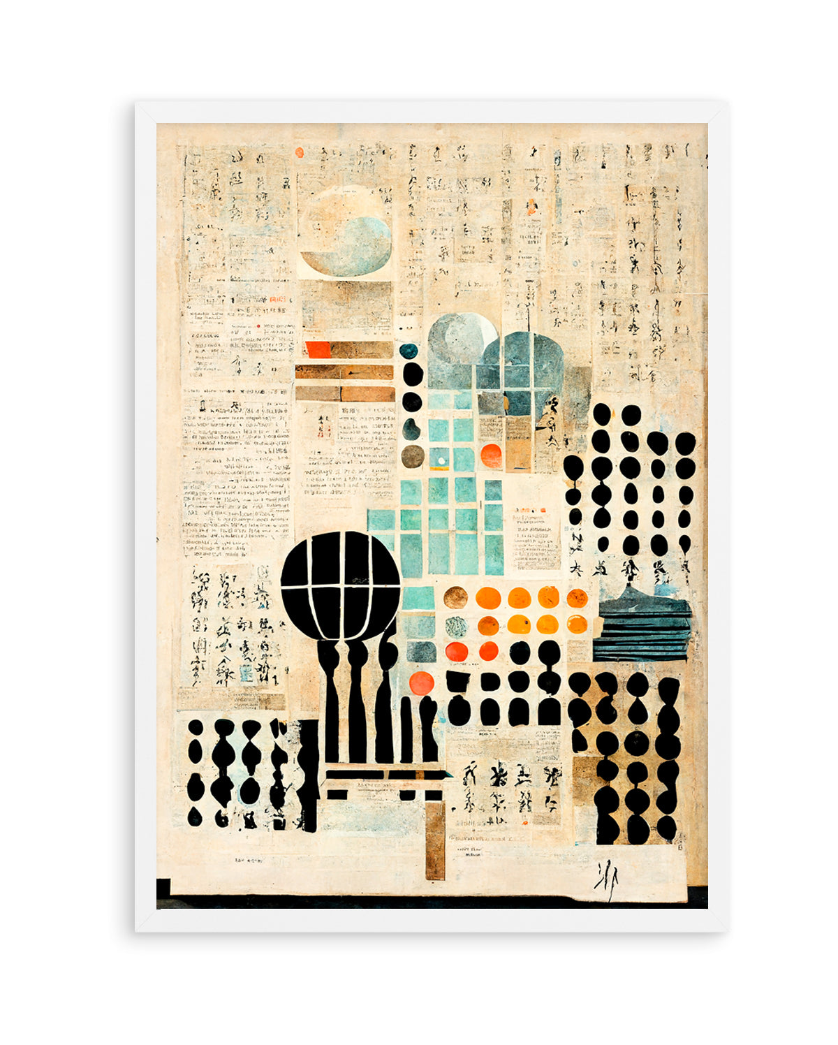 Geometric Harmonies by Treechild | Art Print