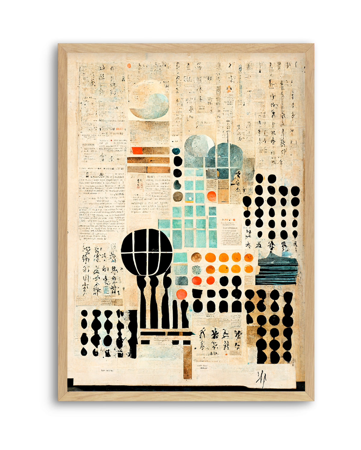 Geometric Harmonies by Treechild | Art Print