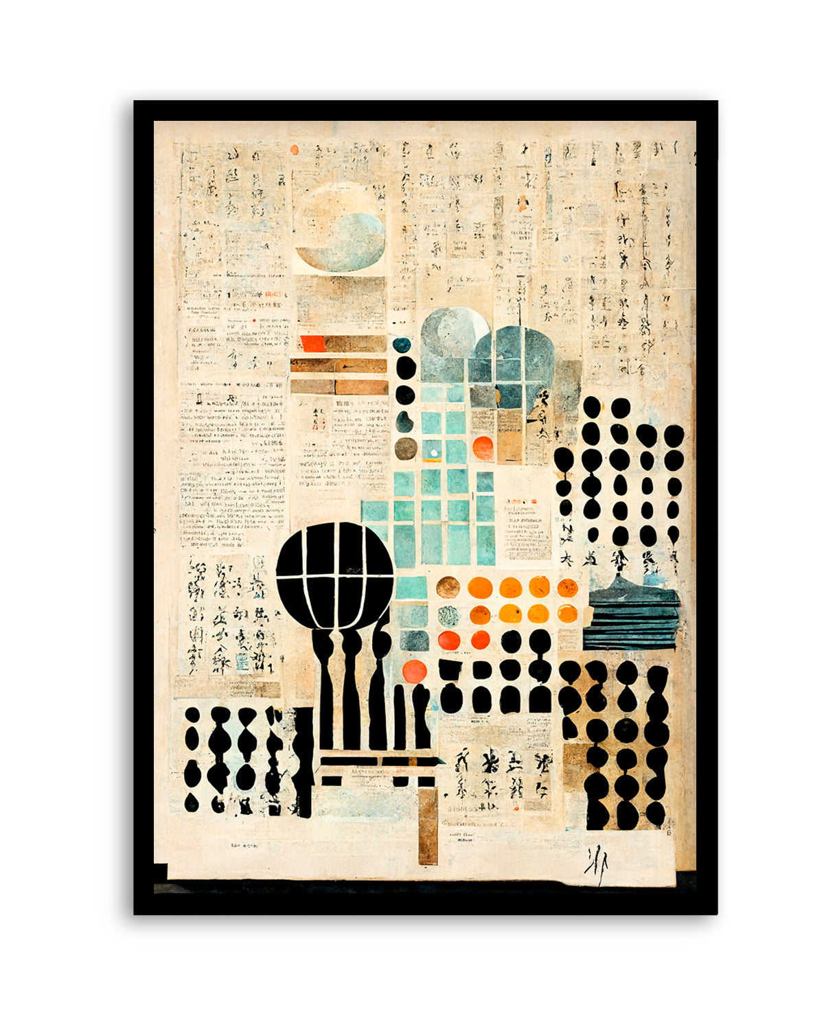 Geometric Harmonies by Treechild | Art Print