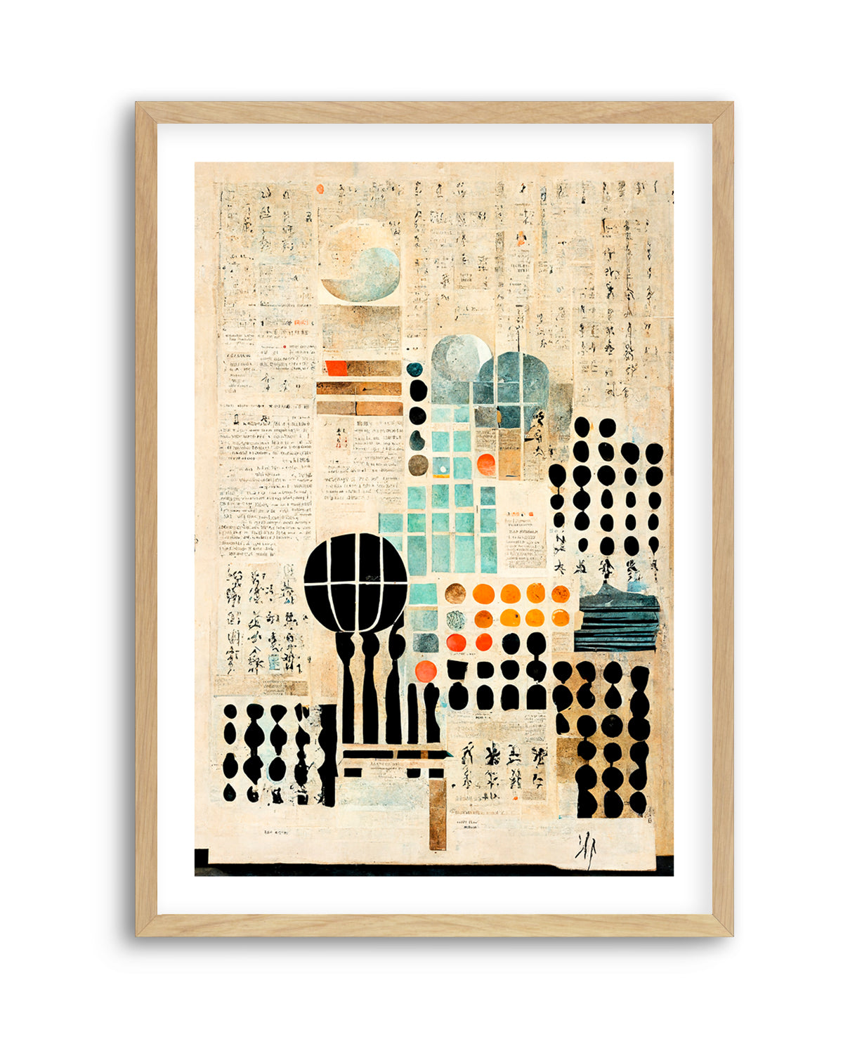 Geometric Harmonies by Treechild | Art Print