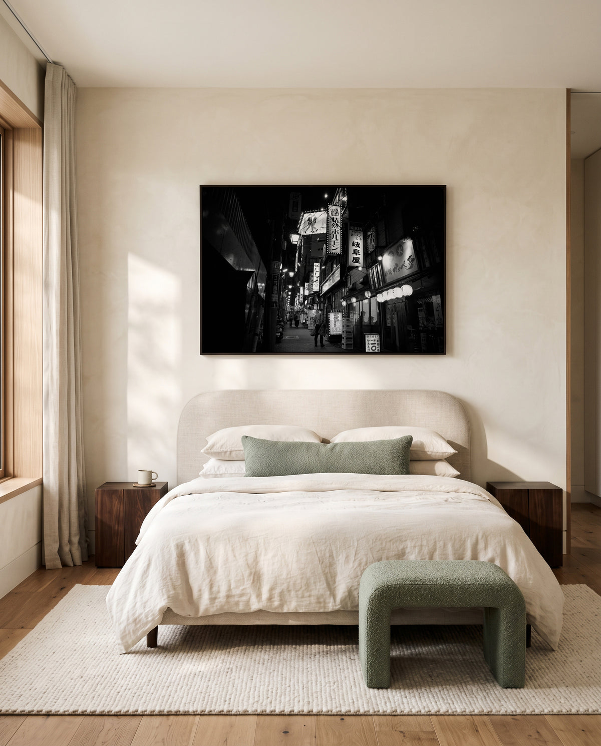 Glowing Tokyo Alley by Tsunoda Takeshi | Framed Canvas Art Print