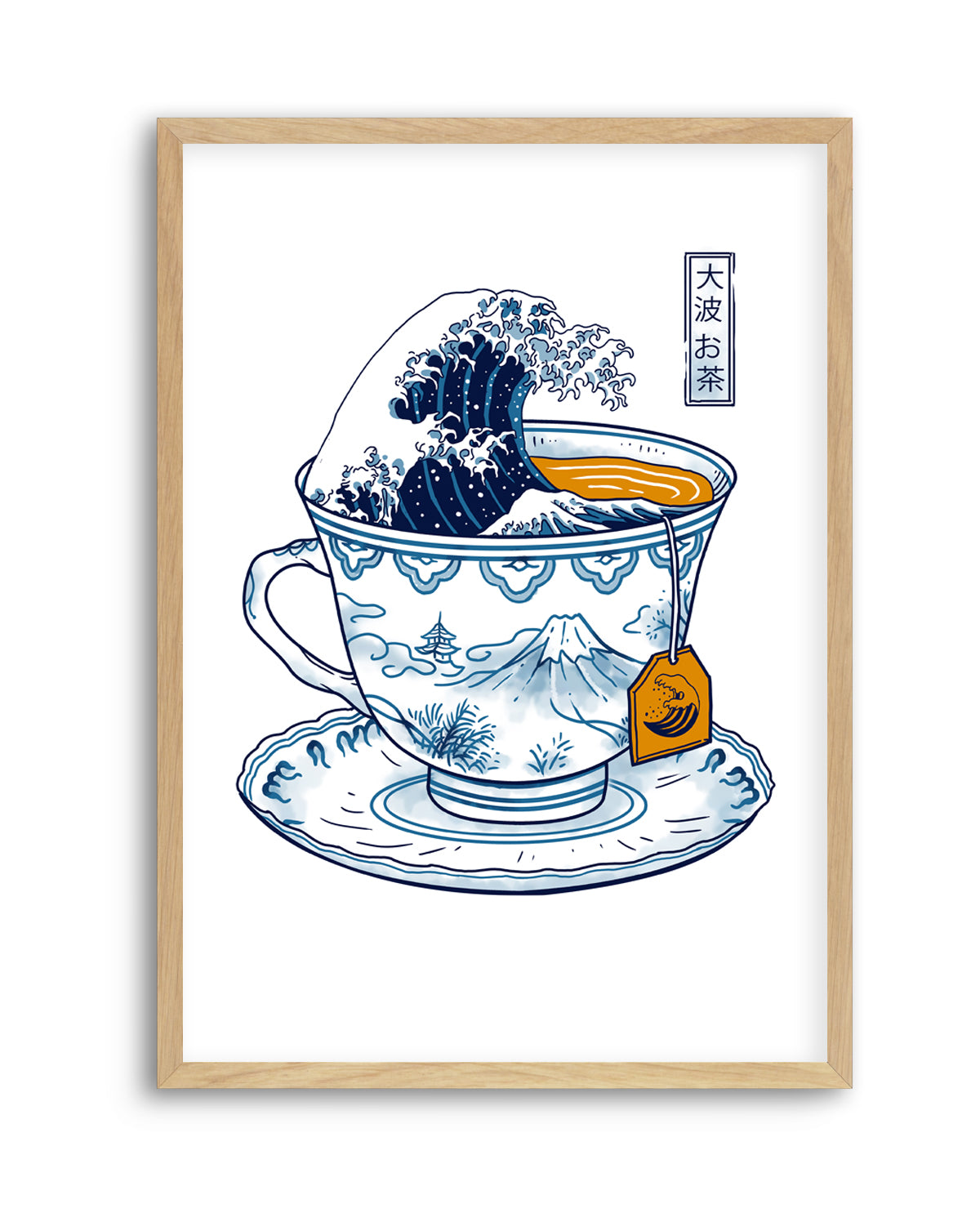Great Kanagawa Tea by Vincent Trinidad | Art Print
