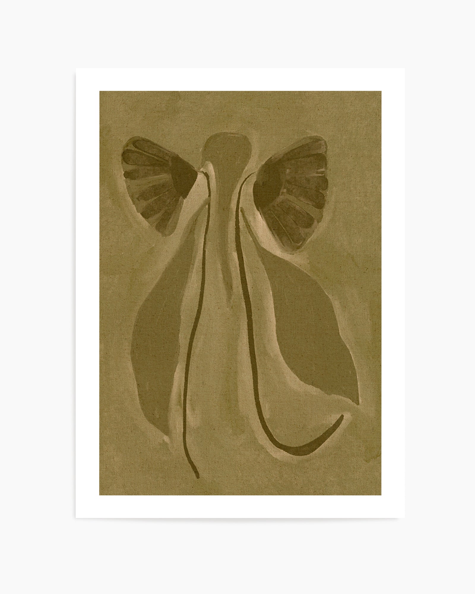 Green Botanical by Shatha Al Dafai | Art Print