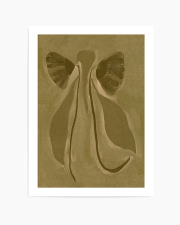 Green Botanical by Shatha Al Dafai | Art Print