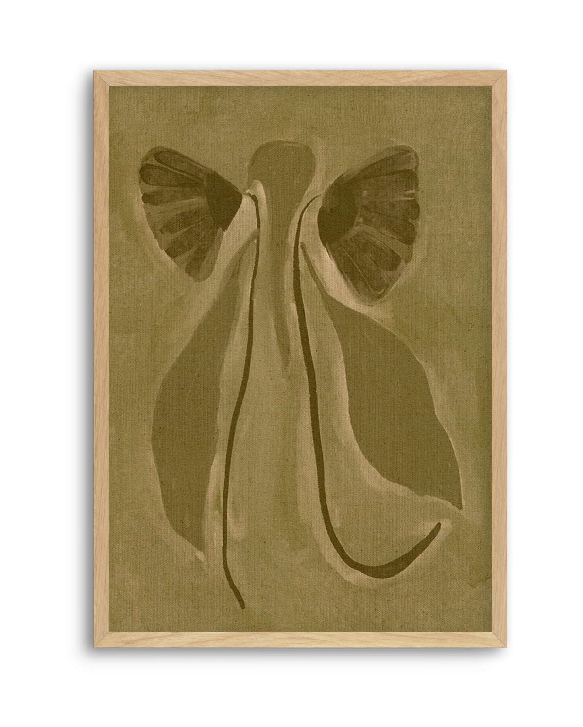 Green Botanical by Shatha Al Dafai | Art Print