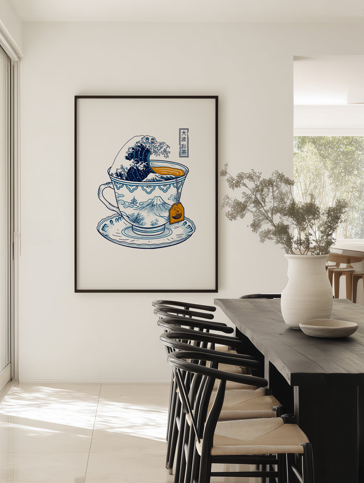 Great Kanagawa Tea by Vincent Trinidad | Art Print