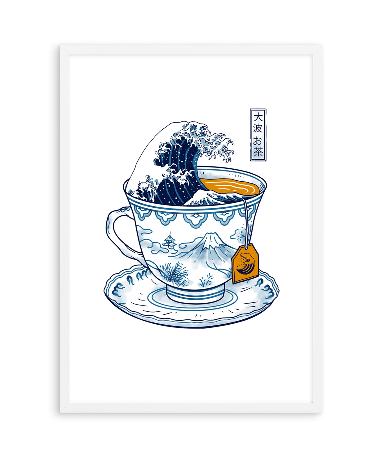 Great Kanagawa Tea by Vincent Trinidad | Art Print