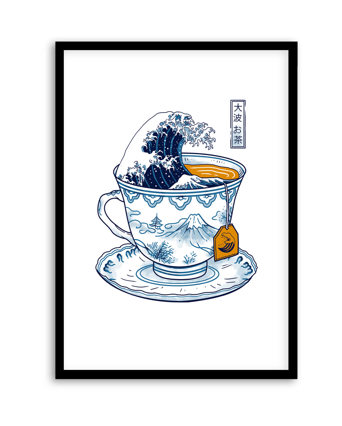 Great Kanagawa Tea by Vincent Trinidad | Art Print