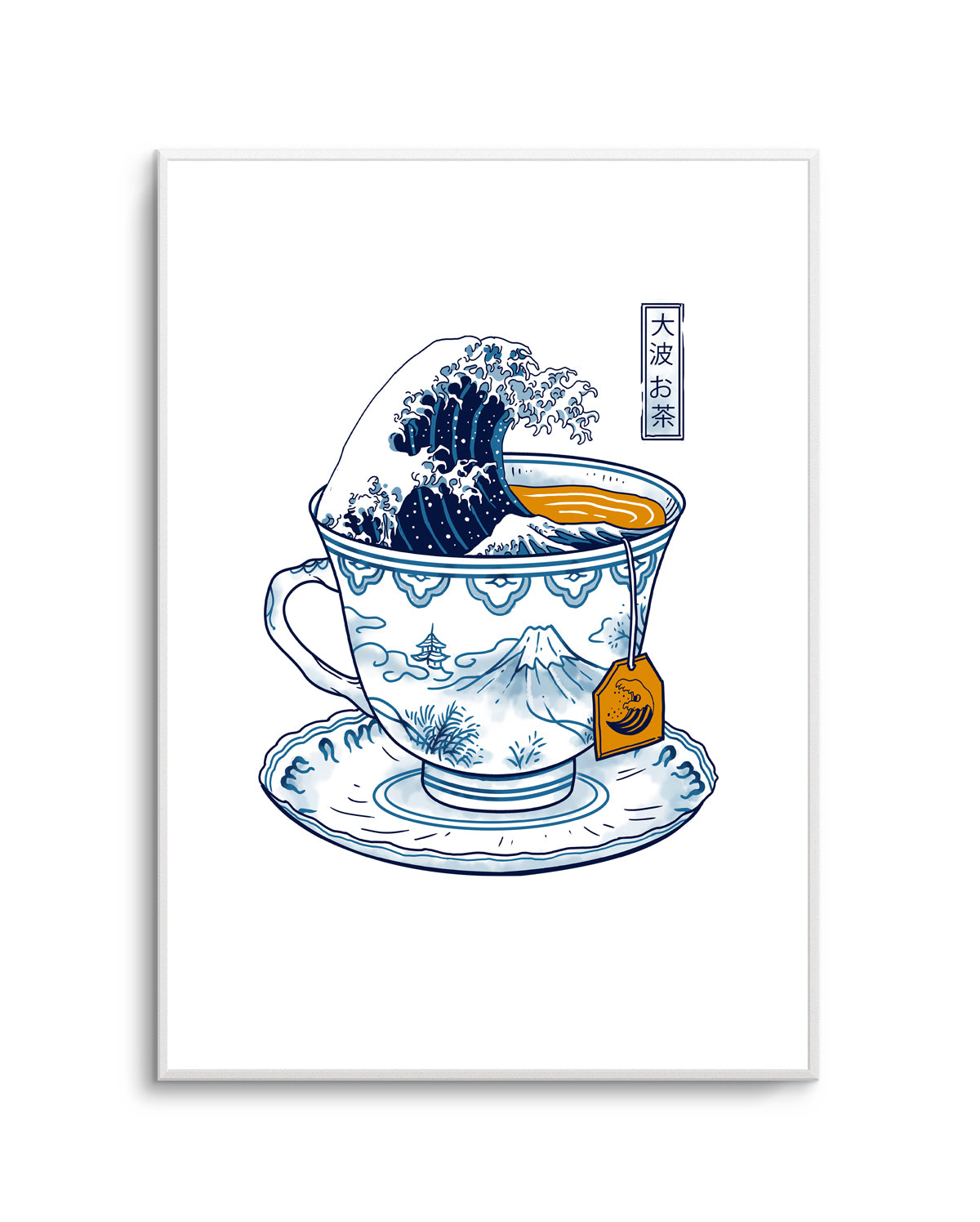 Great Kanagawa Tea by Vincent Trinidad | Art Print