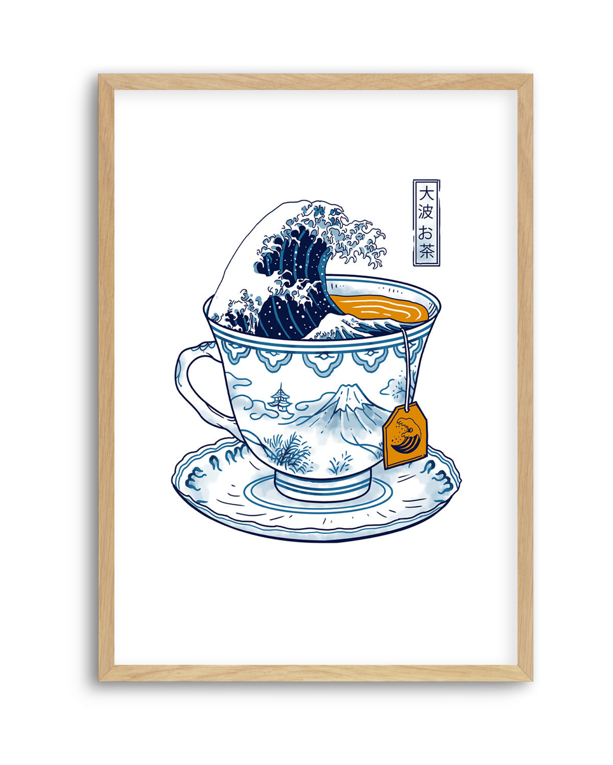 Great Kanagawa Tea by Vincent Trinidad | Art Print
