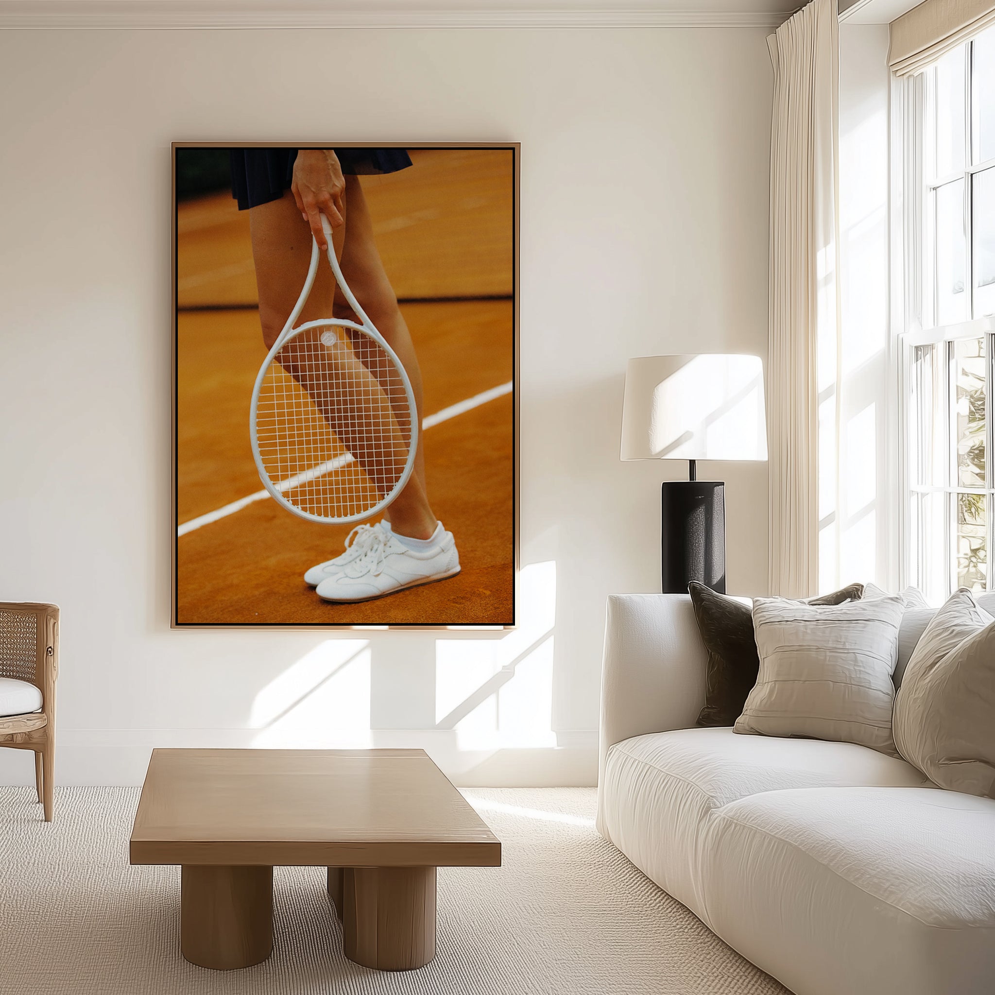Game, Set, Match by Carson Grzegorczyk | Framed Canvas Art Print
