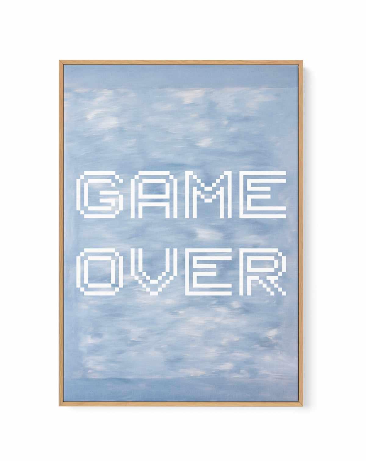 Gamer II | Framed Canvas Art Print from Olive et Oriel where you can shop wallpaper and artworks online