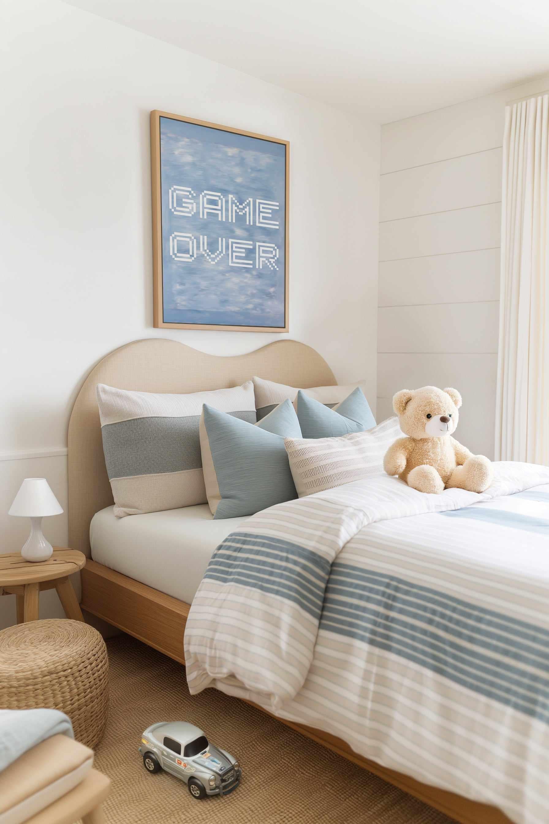 Gamer II | Framed Canvas Art Print from Olive et Oriel where you can shop wallpaper and artworks online