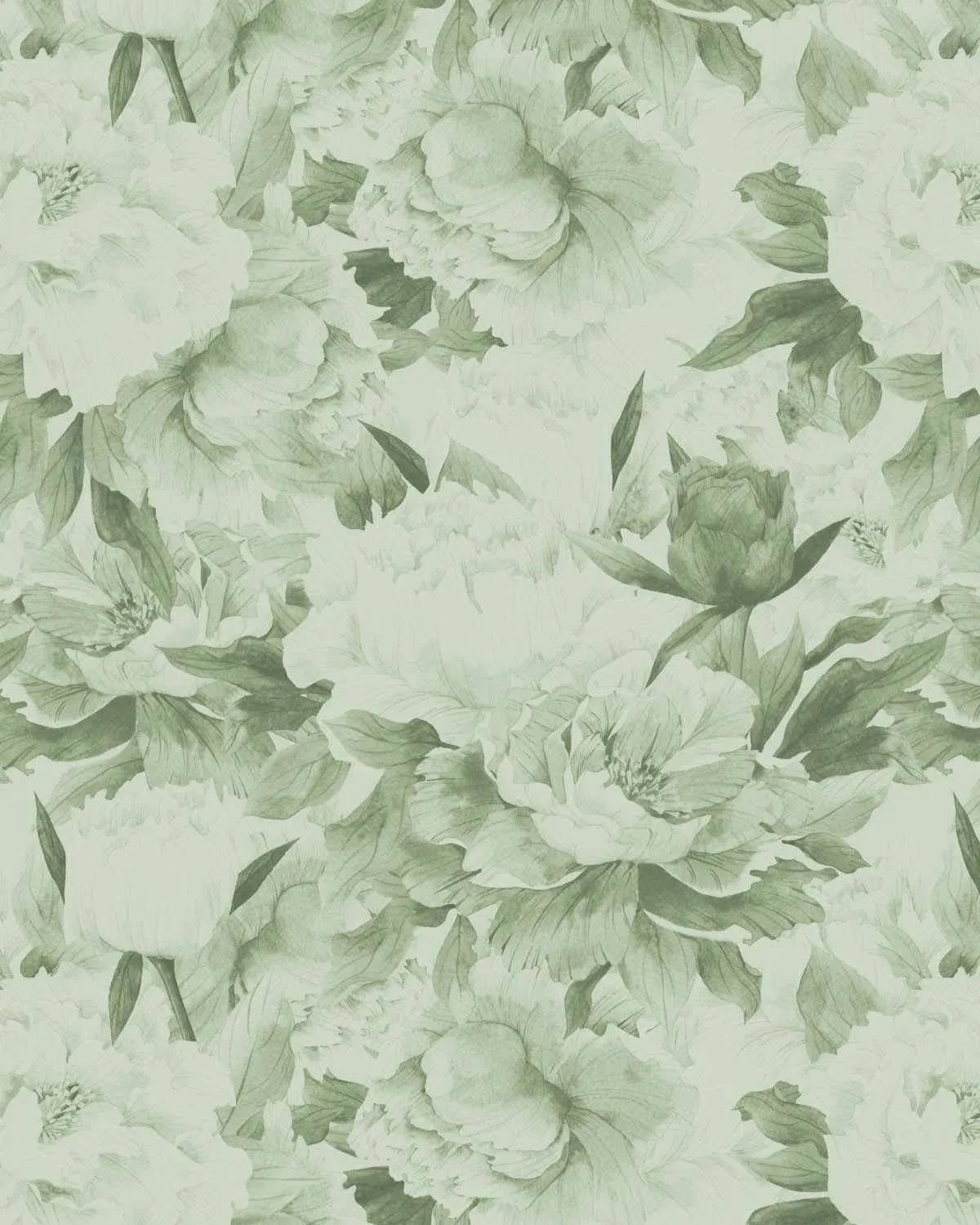 Garden Sage Green Wallpaper-Wallpaper-Buy Australian Removable Wallpaper Now Sage Green Wallpaper Peel And Stick Wallpaper Online At Olive et Oriel Custom Made Wallpapers Wall Papers Decorate Your Bedroom Living Room Kids Room or Commercial Interior