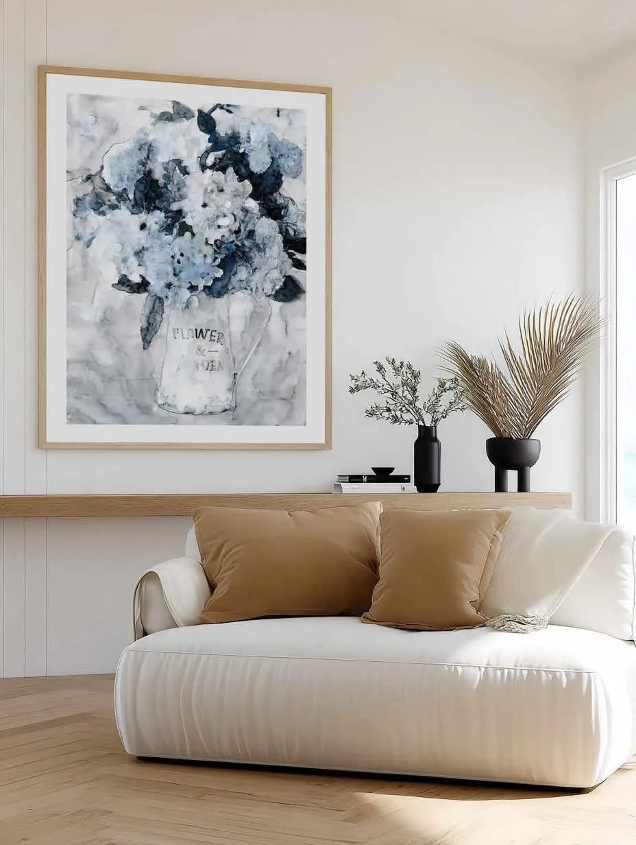 Garden Vase I Art Print from Olive et Oriel where you can shop wallpaper and artworks online