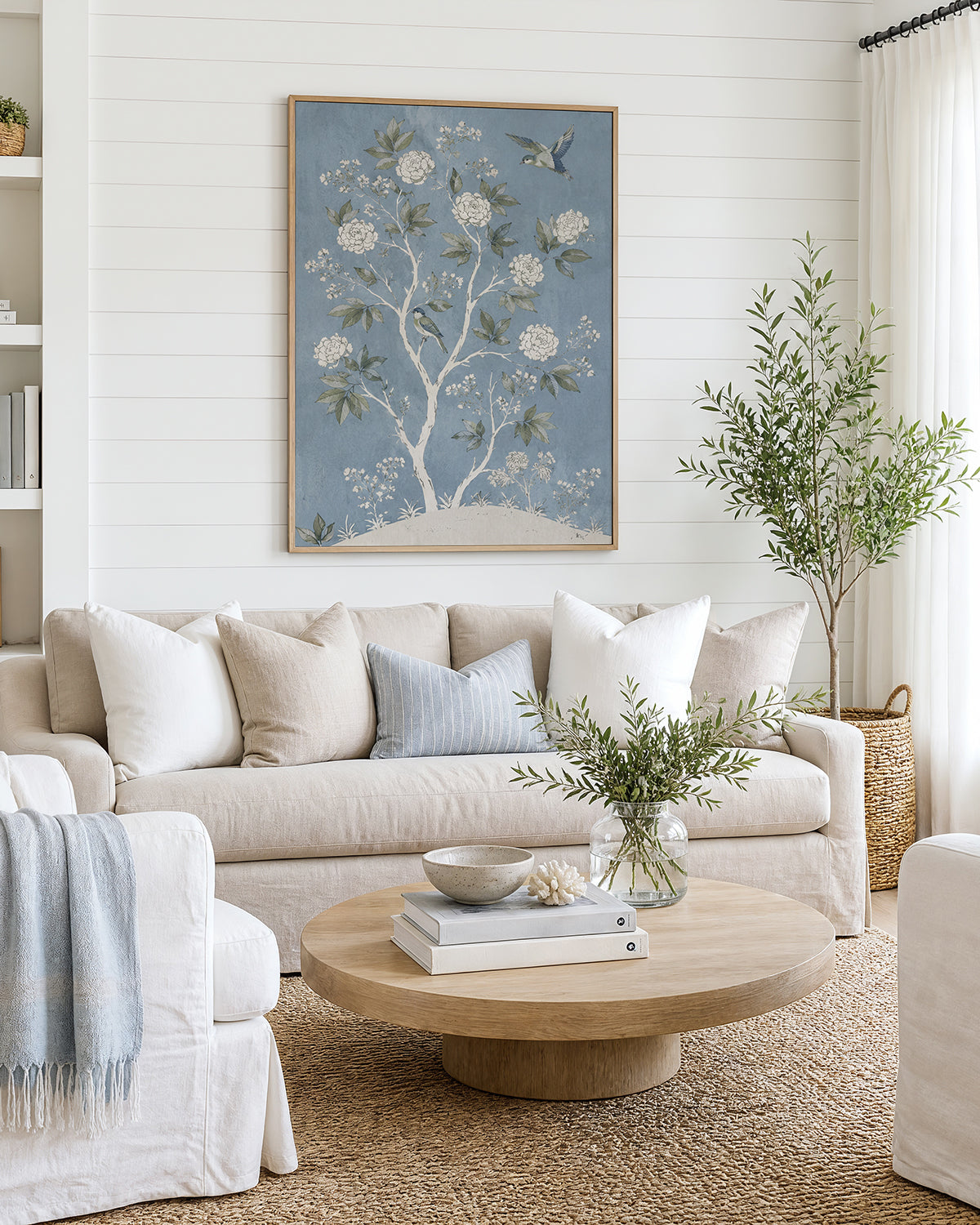 Garden Whispers I | Framed Canvas Art Print